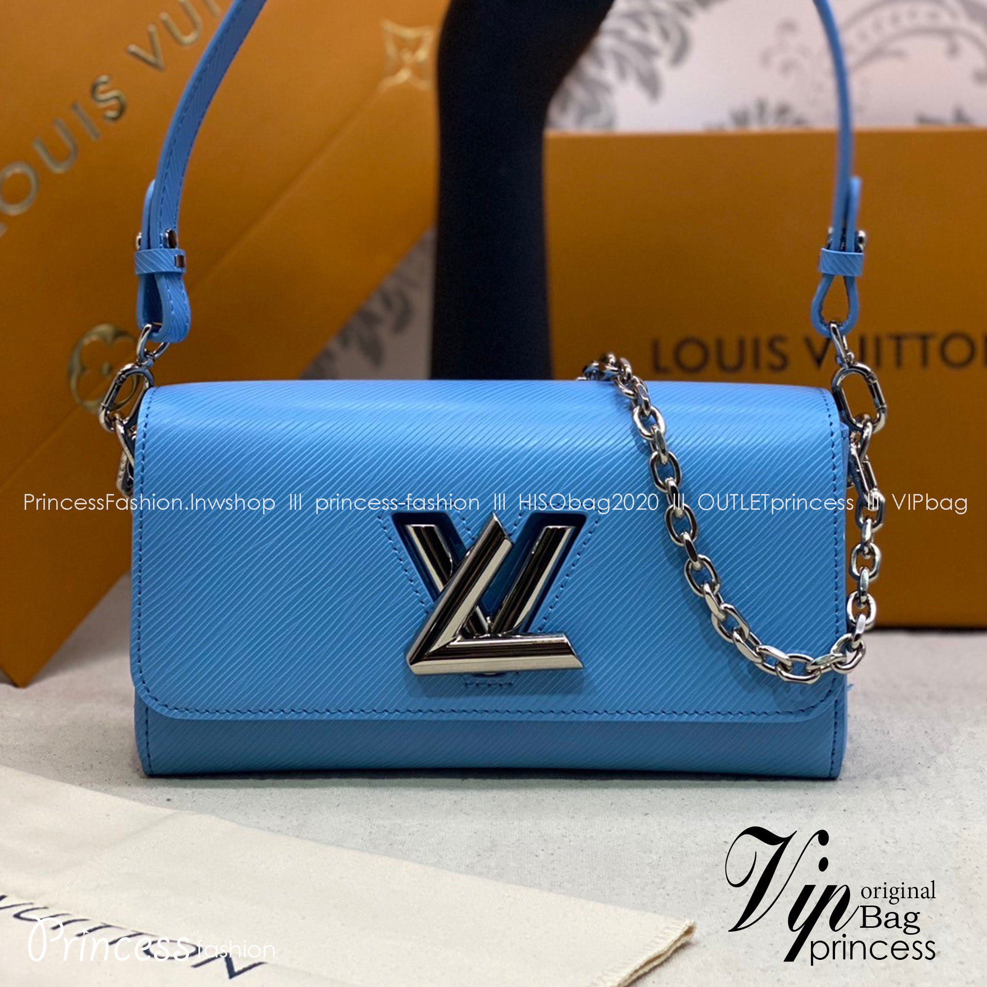 พร้อมส่ง 3 สี LV Twist Bag 24cm กระเป๋ารุ่นทวิสรูปทรงใหม่ หนัง Epi สุดไอคอนิกโลหะสีทองเงางาม เกรดออริจินอล 1:1 สลับแท้ ภาพถ่ายจากงานขายจริง ใช้งานต่างประเทศได้