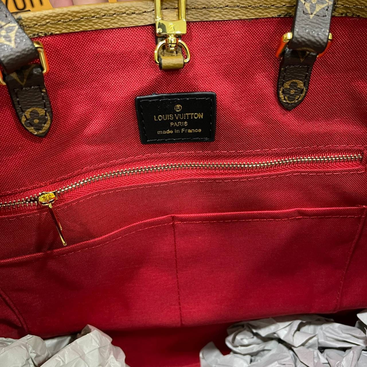 หนังแท้ LOUIS VUITTON ONTHEGO GM พร้อมส่งที่ไทย เกรดใช้งานต่างประเทศได้