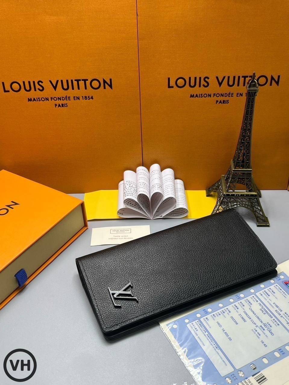 ORI หนังแท้ | LV Long Wallet / LV Multiple Aerogram กระเป๋าสตางค์ใบยาว กระเป๋าสตางค์ผู้ชาย