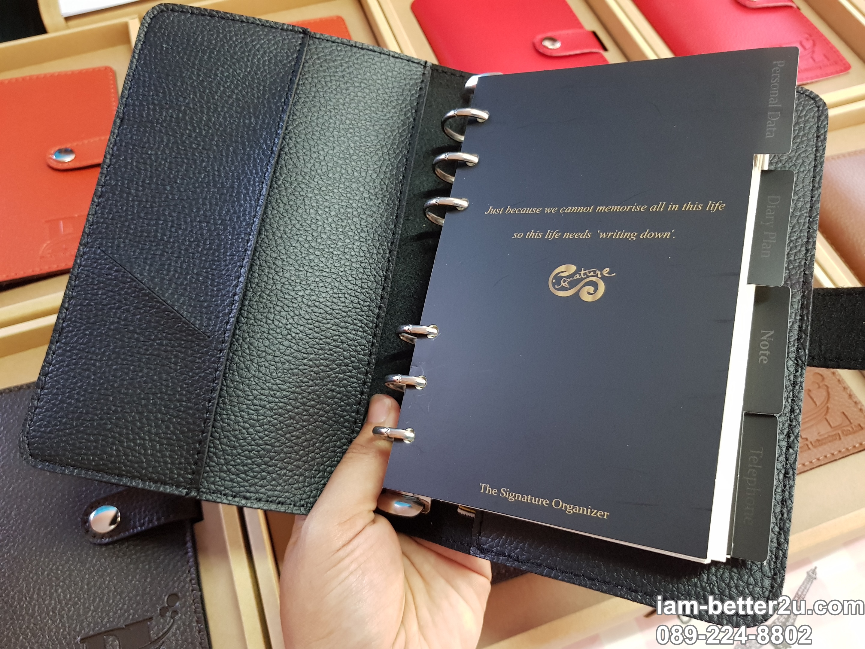 SC 15 สมุดออแกไนเซอร์ ใส่กล่องรักษ์โลก