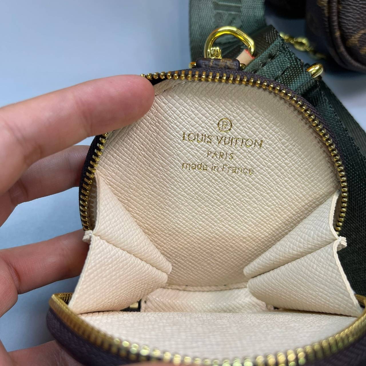 หนังแท้ LOUIS VUITTON MULTI-POCHETTE ACCESSOIRES Monogram 3in1 พร้อมส่งที่ไทย เกรดใช้งานต่างประเทศได้