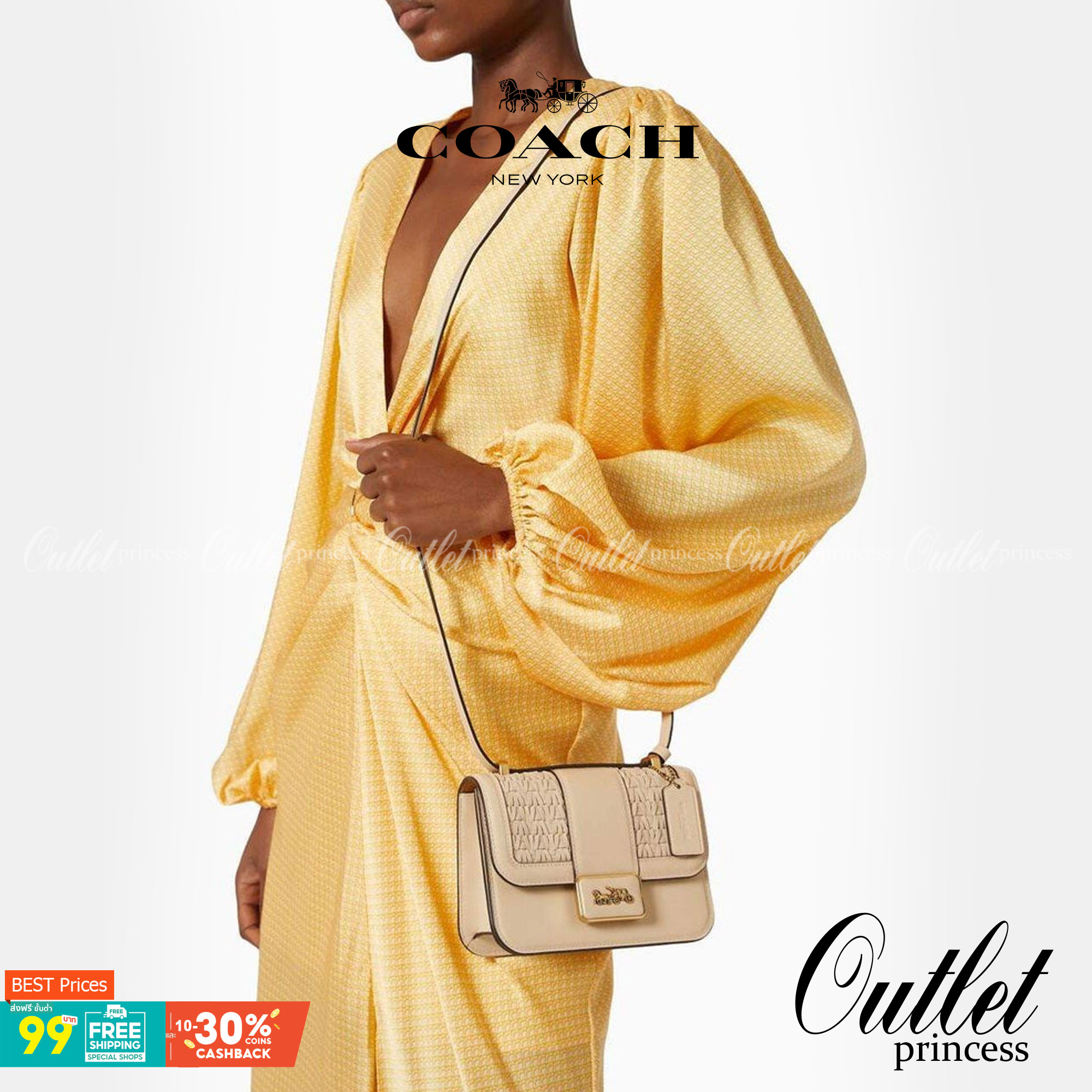 น้องสวย คุณภาพแน่นอีกแล้วจร้าา! COACH ALIE SHOULDER BAG 18 WITH WEAVING ((C2587)) พร้อมส่งความสวย! กระเป๋าสะพายครอสบอดี้ร์หรือสามารถทบเป็นสายคู่ใช้แบบหิ้วหรือคล้องไหล่ได้ด้วย หนังแท้อย่างดีสวยงามค่ะ ด้านหน้าทำหนังแบบสานได้คลาสสิคค่ะ