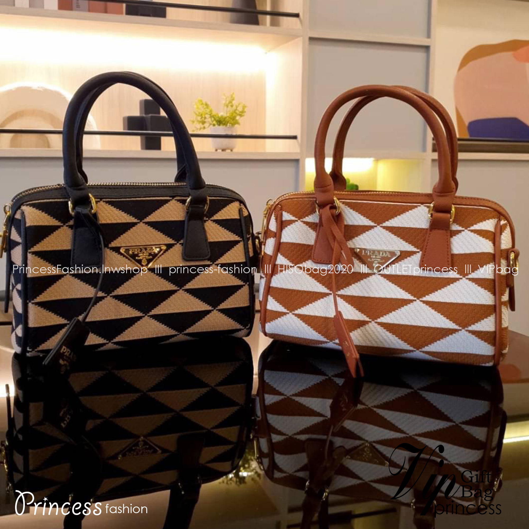 Prada Symbole Embroidered Fabric Top-handle Bag พร้อมส่งรุ่นใหม่ มาแรง จากแบรนด์ Prada กับทรง หมอนอยู่ทรงสวย สาวๆห้าม