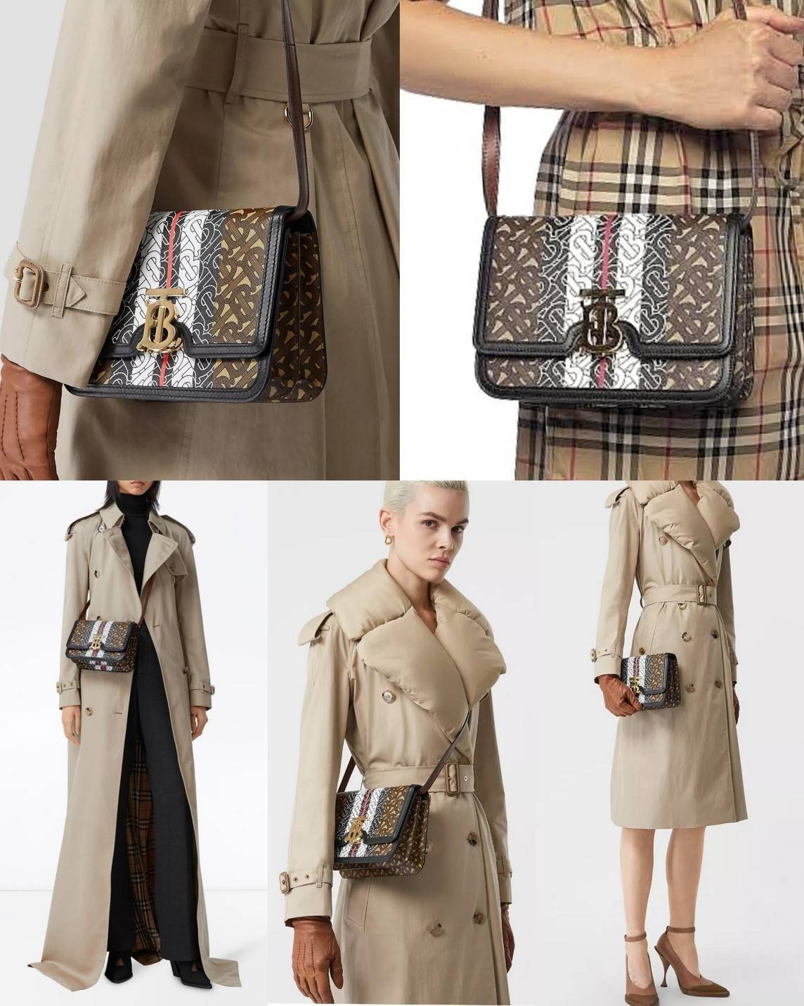 พรีเมี่ยมกิ๊ฟแท้ 100% 】BURBERRY FRAGRANCES LEATHER CROSSBODY BAG VIP GIFT WITH PURCHASE (GWP) กระเป๋าสะพายพรีเมี่ยมกิ๊ฟรุ่นใหม่ล่าสุด Limited จาก BURBERRY Perfume DutyFree