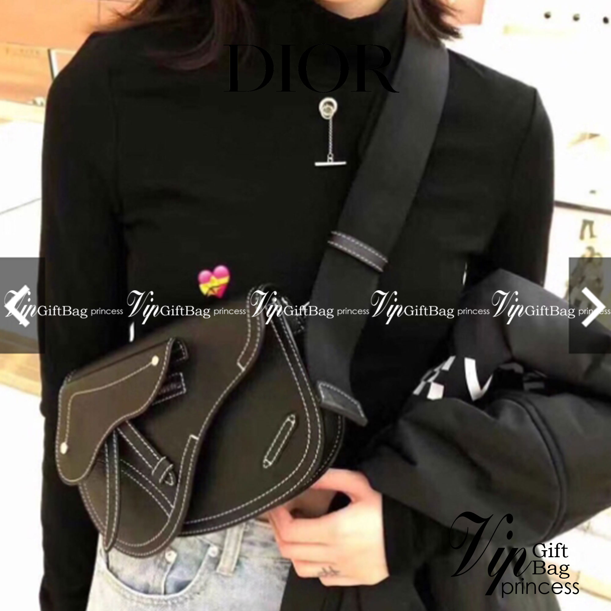 หนังแท้ CHRISTIAN DIOR SADDLE POUCH Black Grained Calfskin / DIOR SADDLE MESSENGER BAG พร้อมส่งที่ไทย กระเป๋า Saddle pouch คู่ใจขนาดกะทัดรัดและเหมาะสำหรับใช้ในชีวิตประจำวัน สีดำคลาสสิก เกรดออริจินอลหนังแท้ทั้งใบ ภาพสินค้าถ่ายจากงานขายจริง ใช้งานต่างประเทศ