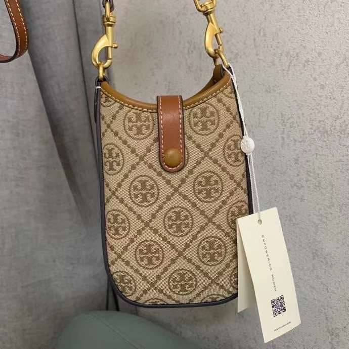 Tory Burch T Monogram Phone Crossbody / Tory Phone Bag พร้อมส่ง กระเป๋าใส่โทรศัพท์ สวยคม ด้านหลังมีช่องใส่บัตร