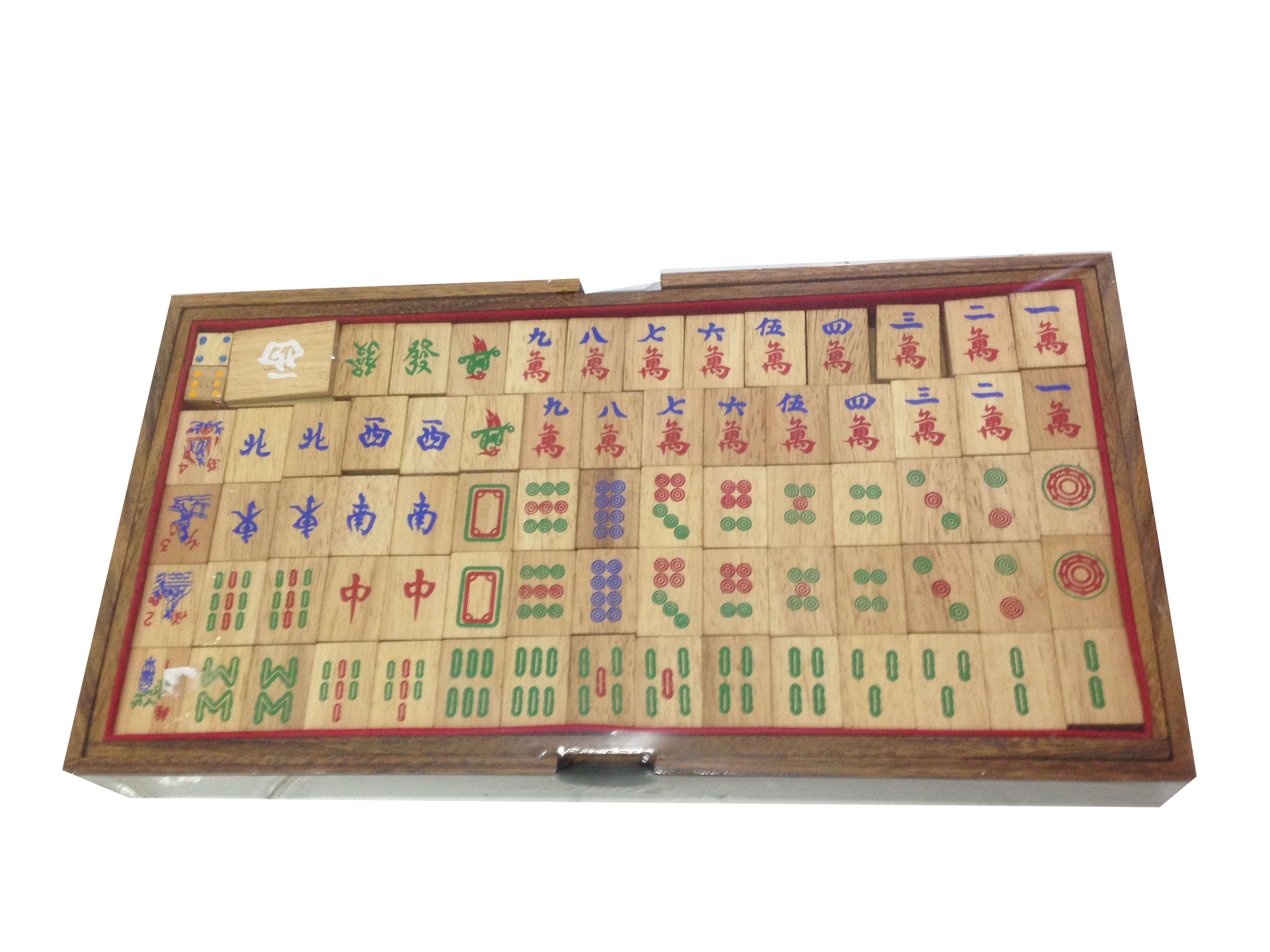 ชุดไพ่นกกระจอกไม้พร้อมคู่มือเล่น