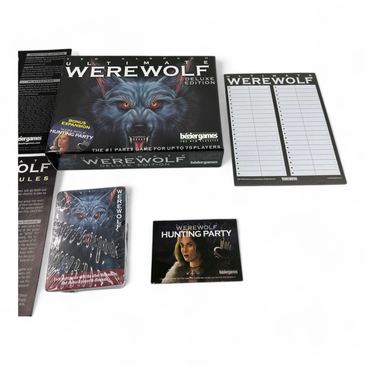 การ์ดเกมมนุษย์หมาป่าฉบับภาษาอังกฤษ (Ultimate Werewolf Deluxe Edition) เกรดA
