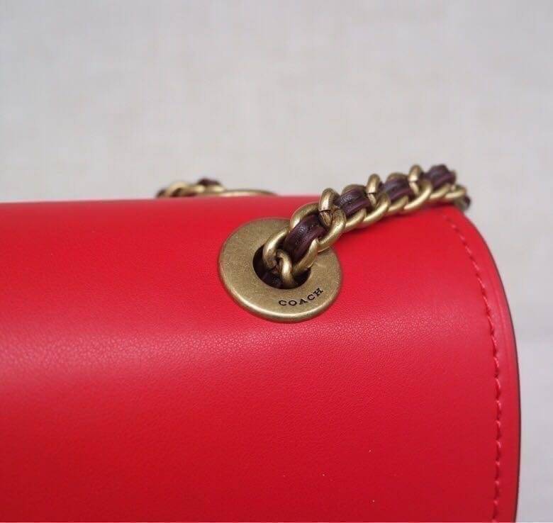 Coach Parker In Signature Canvas With Tea Rose