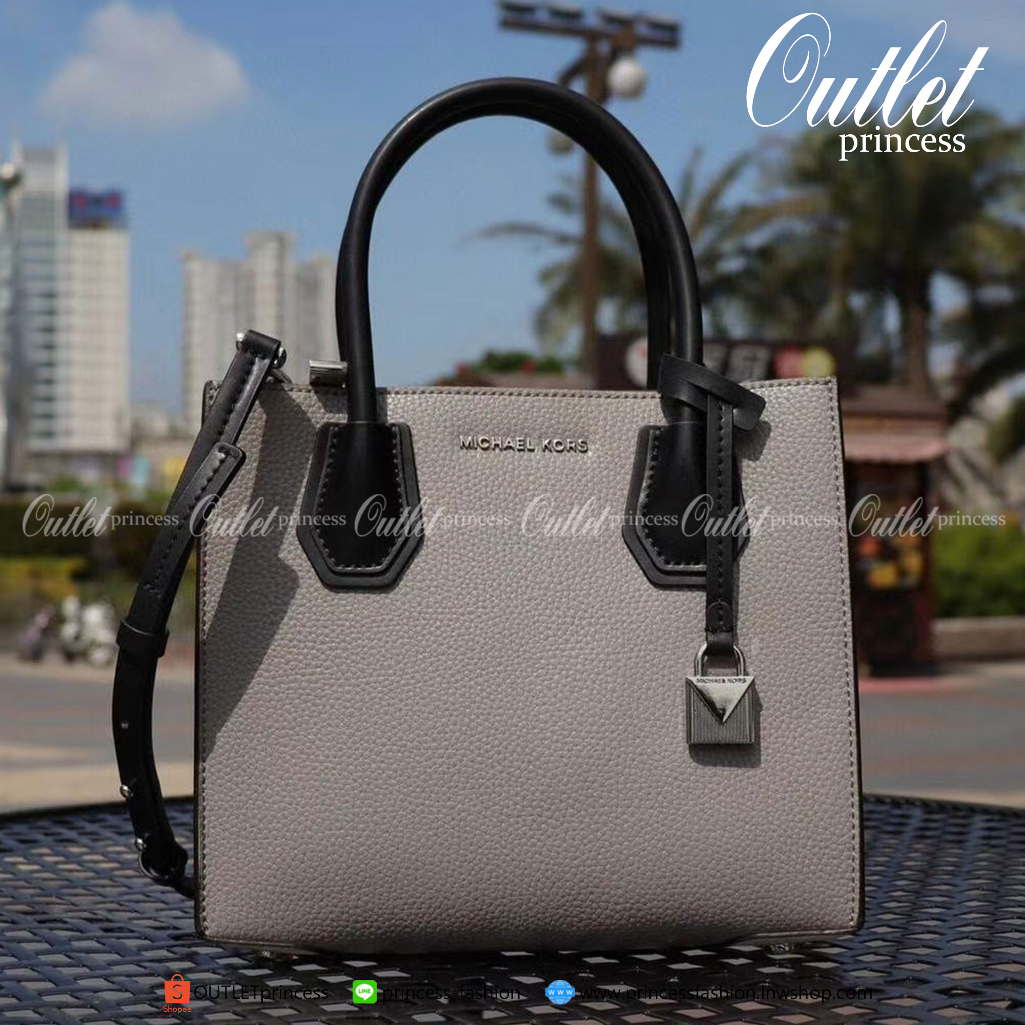 ของแท้ 100% Micheal Kors Genuine Leather Handbag (The Mercer Collection⚡️)