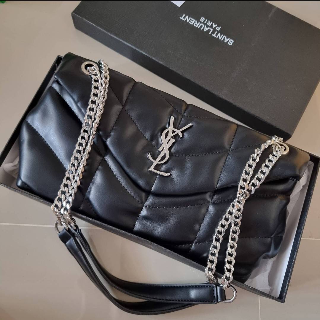 YSL PUFFER SMALL CHAIN BAG IN QUILTED / Yves Saint laurent puffer small chain bag in quilted กระเป๋าสะพายรุ่นยอดนิยม ทรงสวย ใช้ได้บ่อยไม่มีเบื่อ