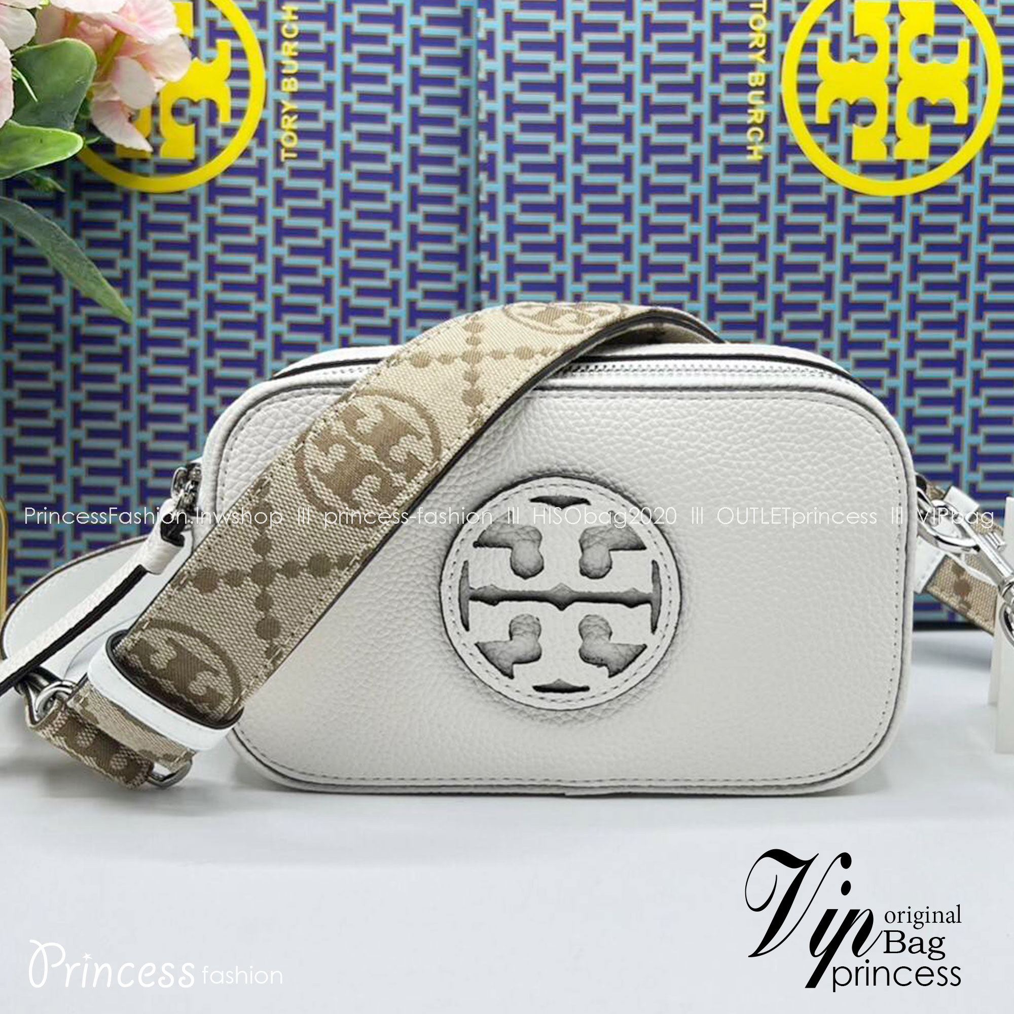 TORY BURCH Miller Mini Crossbody Bag / TORY CAMERA BAG / TORY BAG พร้อมส่ง 5 สี กระเป๋าสะพายใบเล็กมินิมอลในรูปทรงใหม่ที่คล่องตัว
