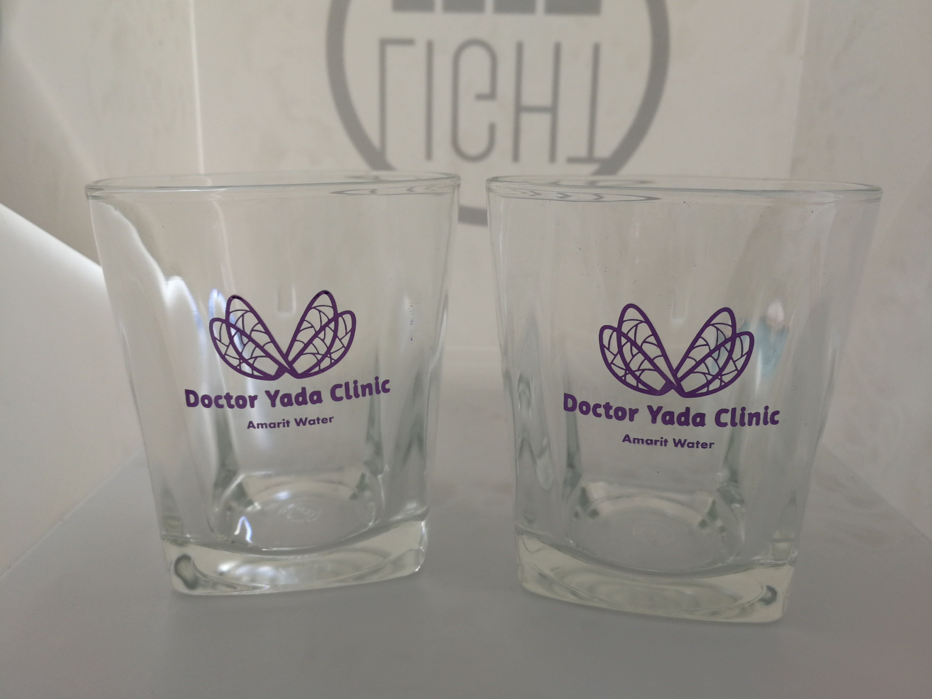 แก้วสกรีนแก้วใส 1-4 สี