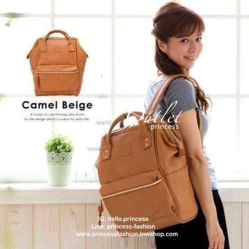 Anello polyurethane leather rucksack รุ่น Mini และ Classic กระเป๋าเป้จากแบรนด์เล็กๆมาสู่แบรนด์ดังทั้งในไทยและญี่ปุ่น วัสดุหนังpuแต่งลายหินอ่อนหนังนิ่ม กันน้ำได้ ภายในมีช่องเล็ก2ช่อง เปิดปิดด้วยซิปคู่ ปากกระเป๋าเป็นโครงสะดวกต่อการหยิบจับของภายใน ด้านข้างมี