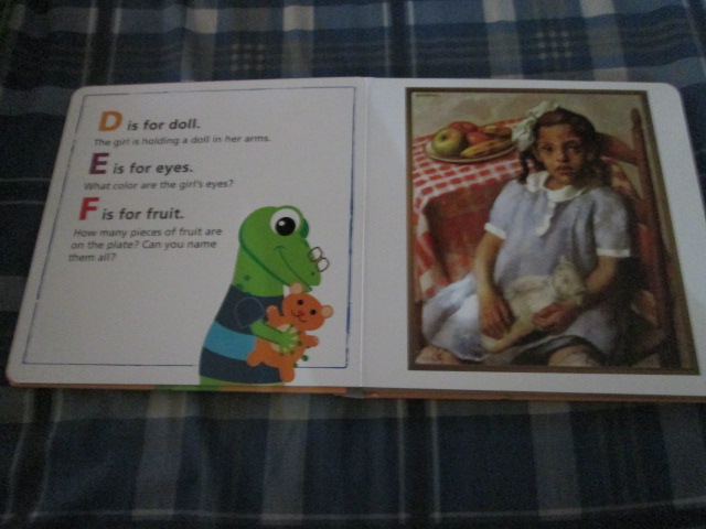 My First Book of Letters (Baby Einstein) Board Book หนังสือเสริมพัมนาการด้านภาษาอังกฤษมือสอง