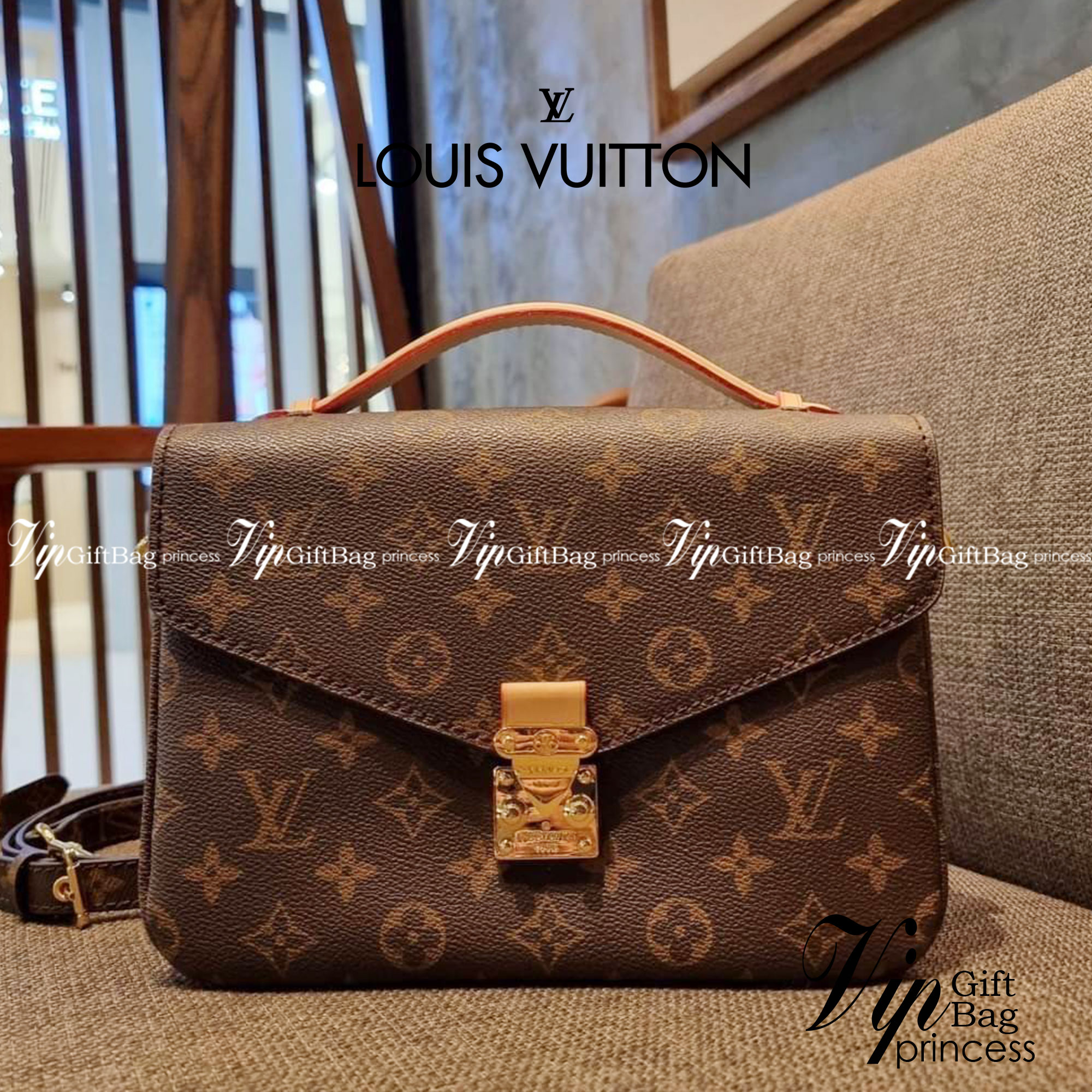 ยกระดับให้ตัวเอง กับไอเท็มสุดเลิศ ที่สาวๆตามหา LV pochette metis กระเป๋าถือ/สะพายทรงสวย คลาสสิค ดีไซน์เรียบง่าย แต่แฝงความหรู วัสดุหนังแคนวาสคุณภาพดี เปิดปิดด้วยตัวบีบล็อค ด้านหลังมีช่องซิปแยก ภายในซับสวยงามมาก ดูแพงที่สุด แบ่งสัดส่วนดูเหมาะ น่าใช้จริงๆ ส