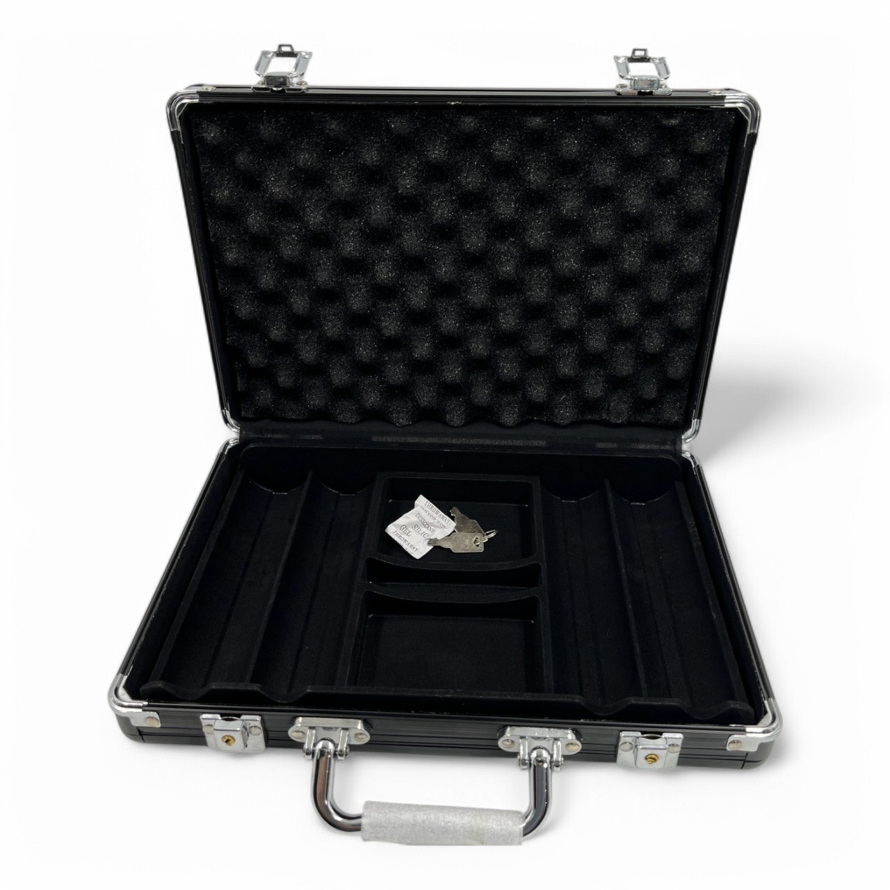 ชุดชิปโป๊กเกอร์เกรดพรีเมี่ยมLasvegas พร้อมกระเป๋าอลูมิเนียมสีดำขนาดบรรจุ 200ชิป(5,10,20,50,100)