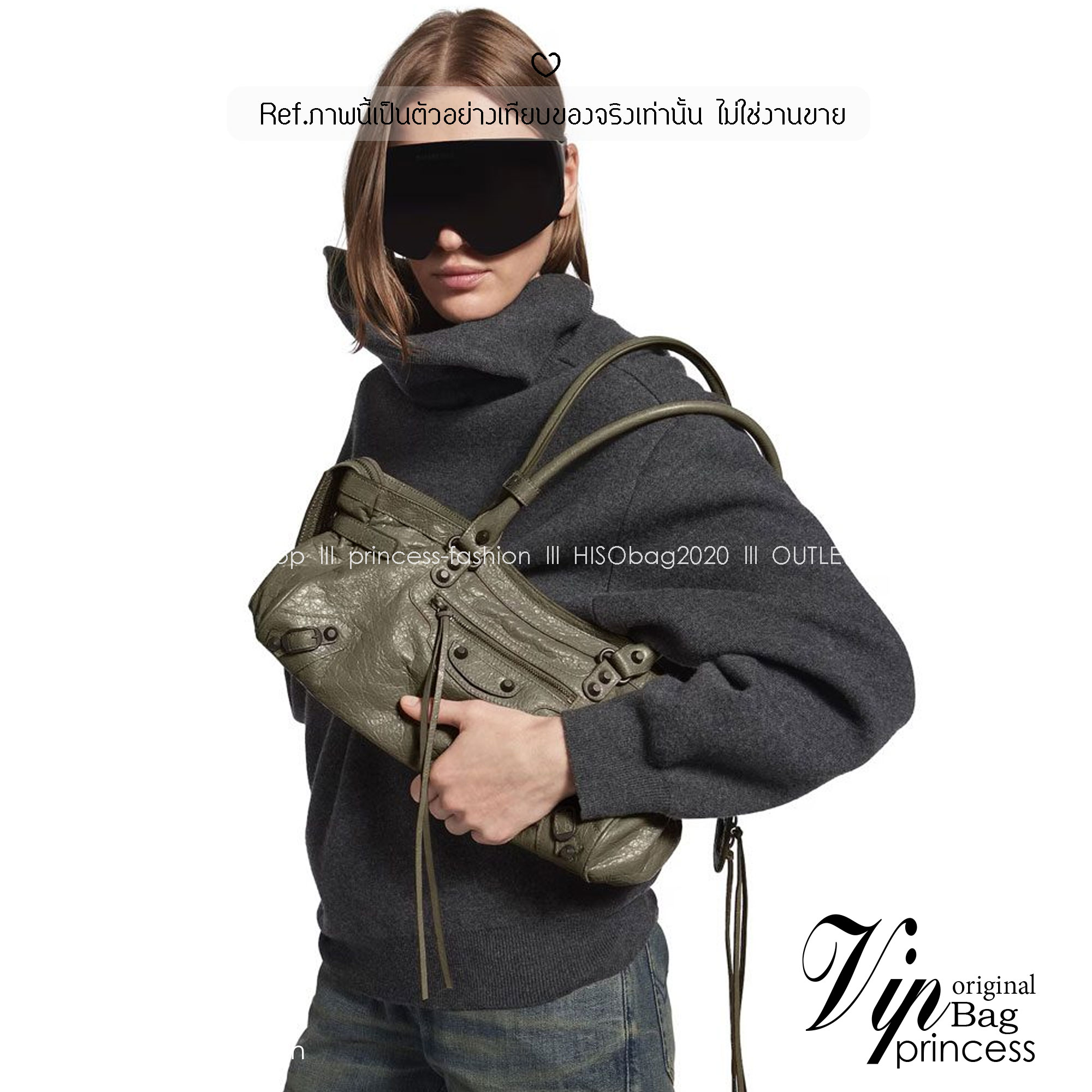 ORI หนังแท้ | Balenciaga Le City Bag East-west Bag กระเป๋าถือ/สะพายข้างทรงยาวดีไซน์โดดเด่นสวยเท่ล้ำสมัย ที่สุดแห่งความไอคอนิกไม่เหมือนใคร มีกิมมิคและลูกเล่นแพรวพราว