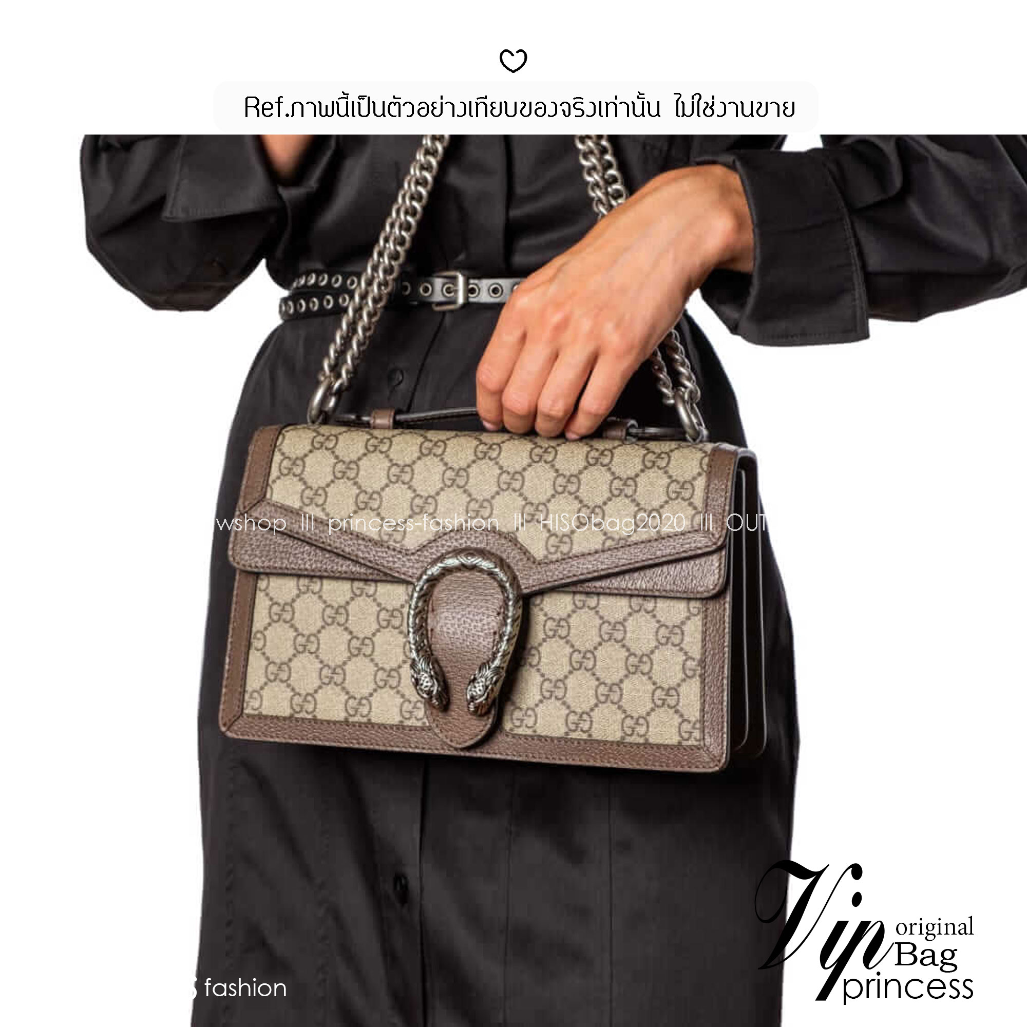 GUCCI Dionysus GG Top Handle Bag กระเป๋าสะพายไหล่ พร้อมหูจับในตัว ดีไซน์ให้ใช้งาน และพกพาได้สะดวกขึ้น ดึงดูดและสะกดสายตา รุ่นหายาก ที่สาวๆตามล่า!!