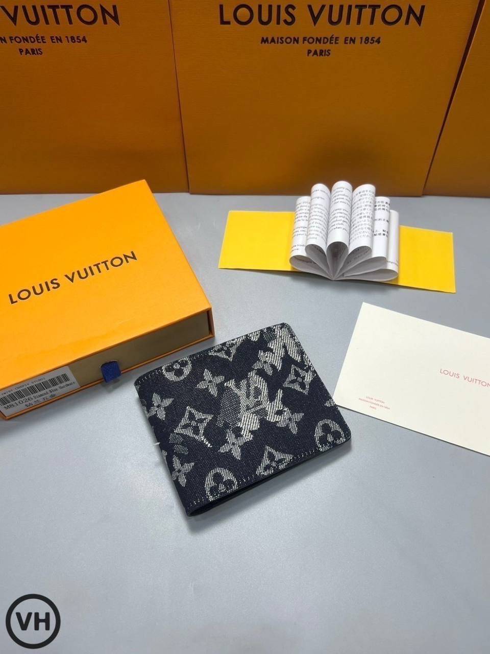 ORI หนังแท้ | LV Multiple Wallet / LV Short Wallet / LV Damier Graphite Wallet กระเป๋าสตางค์ใบสั้น กระเป๋าสตางค์ผู้ชาย