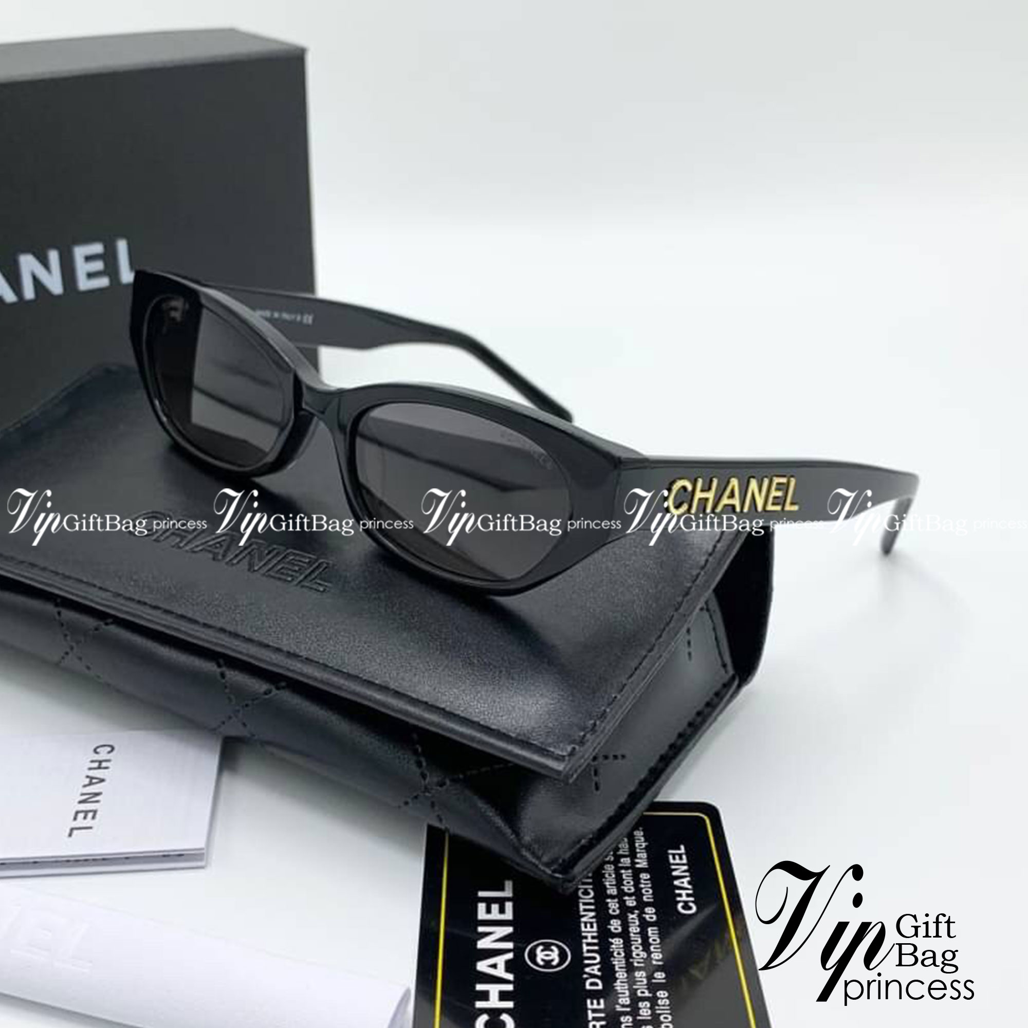 CHANEL SUNGLASSES แว่นตากันแดดชาแนล เกรดออริจินอล 1:1 งานสวยสุด คุณภาพดี Hi-quality กันแดดเต็มประสิทธิภาพ UV400 ภาพถ่ายจากสินค้าจริง