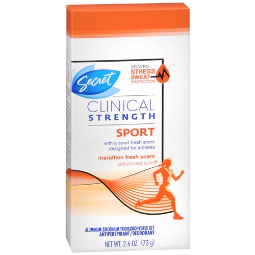 (Pre-order) Secret Clinical Strength Sport Antiperspirant/Deodorant, Marathon Fresh 2.6 oz (73 g)