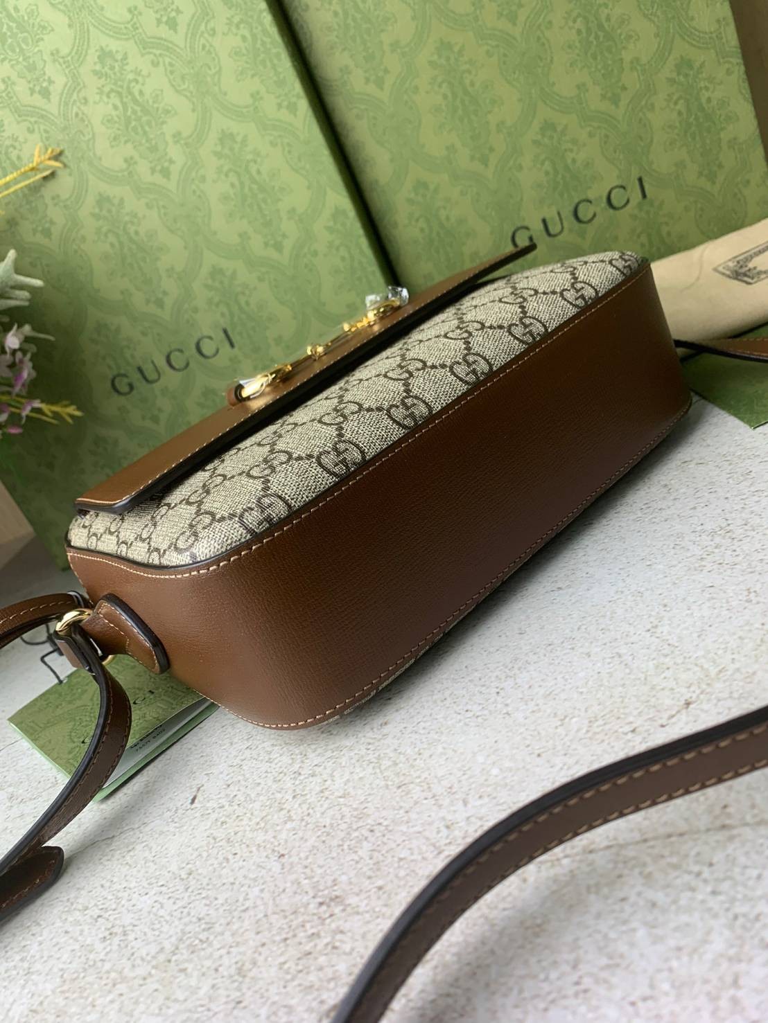 หนังแท้ GUCCI Horsebit 1955 small shoulder bag พร้อมส่งที่ไทย หนังเกรดเทพดีสุด ภาพสินค้าถ่ายจากงานขายจริงค่ะ