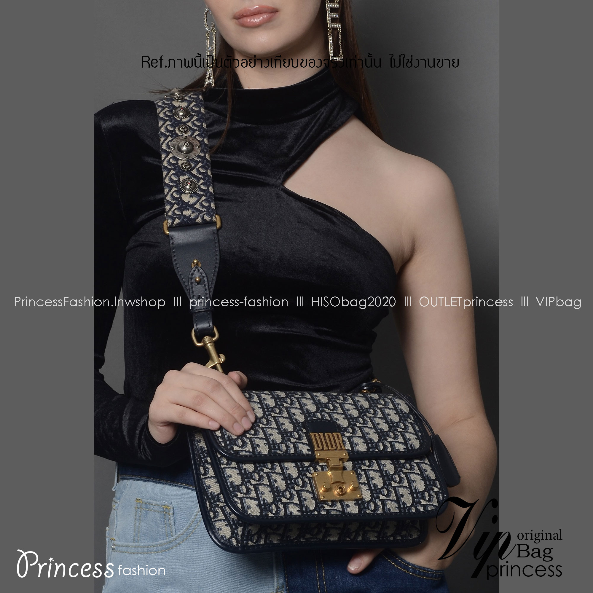 DIOR Oblique Dior Addict Flap Bag / Dioraddict Bag / DIOR BAG พร้อมส่ง กระเป๋าสะพายดีไซน์คลาสสิค สวยผู้ดี โดดเด่นด้วยโลโก้และอะไหล่ตัวล็อคสีทอง มาพร้อมสายสะพายสวยคุ้มมากค่ะ