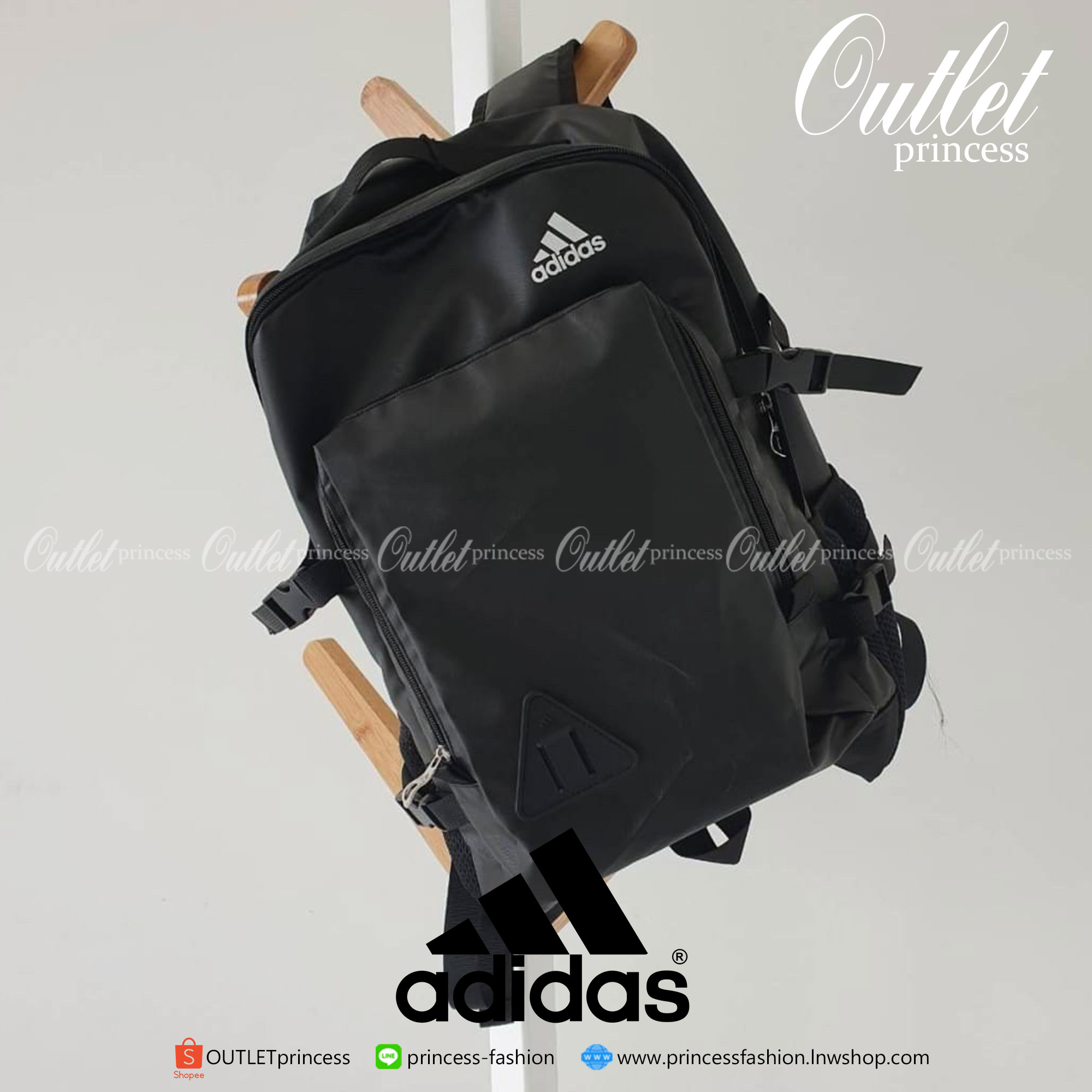 กระเป๋าเป้ใบใหญ่ Adidas อะไหล่แบรนด์ทั้งใบ กันน้ำได้ ขนาดกำลังดี ใบนี้คุ้มมากคะ