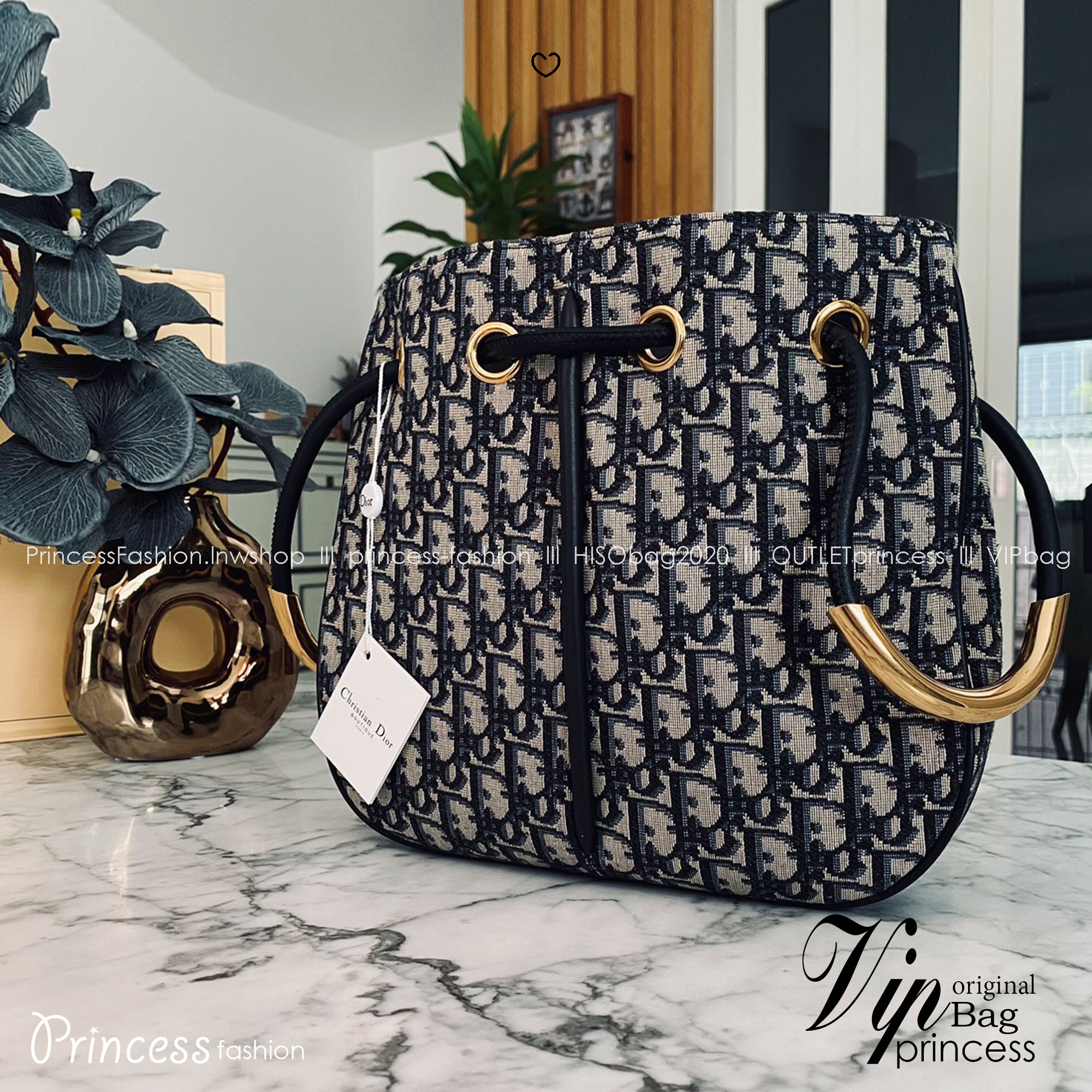 Medium Dior Nolita Bag Blue Dior Oblique Jacquard กระเป๋าสะพายทรงโท้ทรุ่นใหม่ New for Fall 2024 งานผ้าทอลายแบรนด์อย่างปราณีต สวยหรูเป็นเอกลักษณ์ตามแบบฉบับแบรนด์
