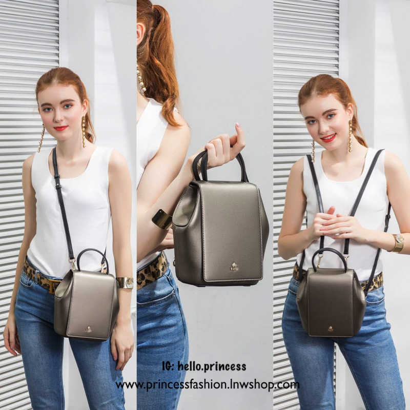 ทรงน่ารักมาก กระเป๋าเป้สะพายข้างได้ สี Glitter ✨ Limited รับ (summer) **KEEPBAG_Allma กระเป๋าเป้ใบใหม่เอาใจสาวทุกสไตล์เลยค่ะ 🌈🌈Summer นี้ ใครกำลังมองหากระเป๋าเป้ใบเล็ก เหมาะกับทุกๆวัน ใช้งานง่าย ใส่ของครบใบนี้แนะนำเลยค่า น้ำหนักเบา 