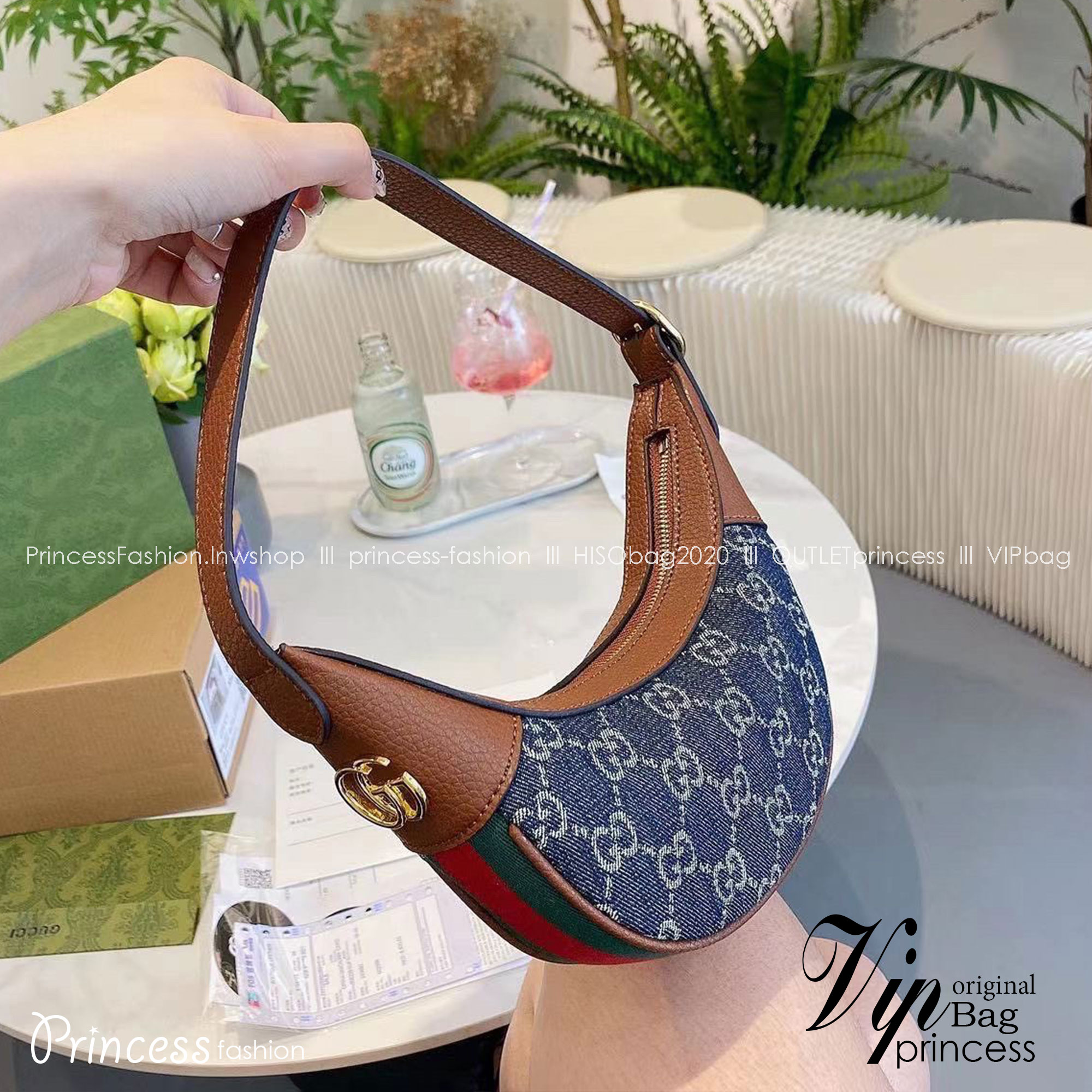 Gucci Ophidia GG Mini Shoulder Bag / GUCCI BAG พร้อมส่ง 6 สี กระเป๋าสะพายไหล่ไซส์มินิ ทรงน่ารักน่าใช้ สะดุดตาด้วยดีไซน์เรียบหรู แฝงความไฮน์ในตัว