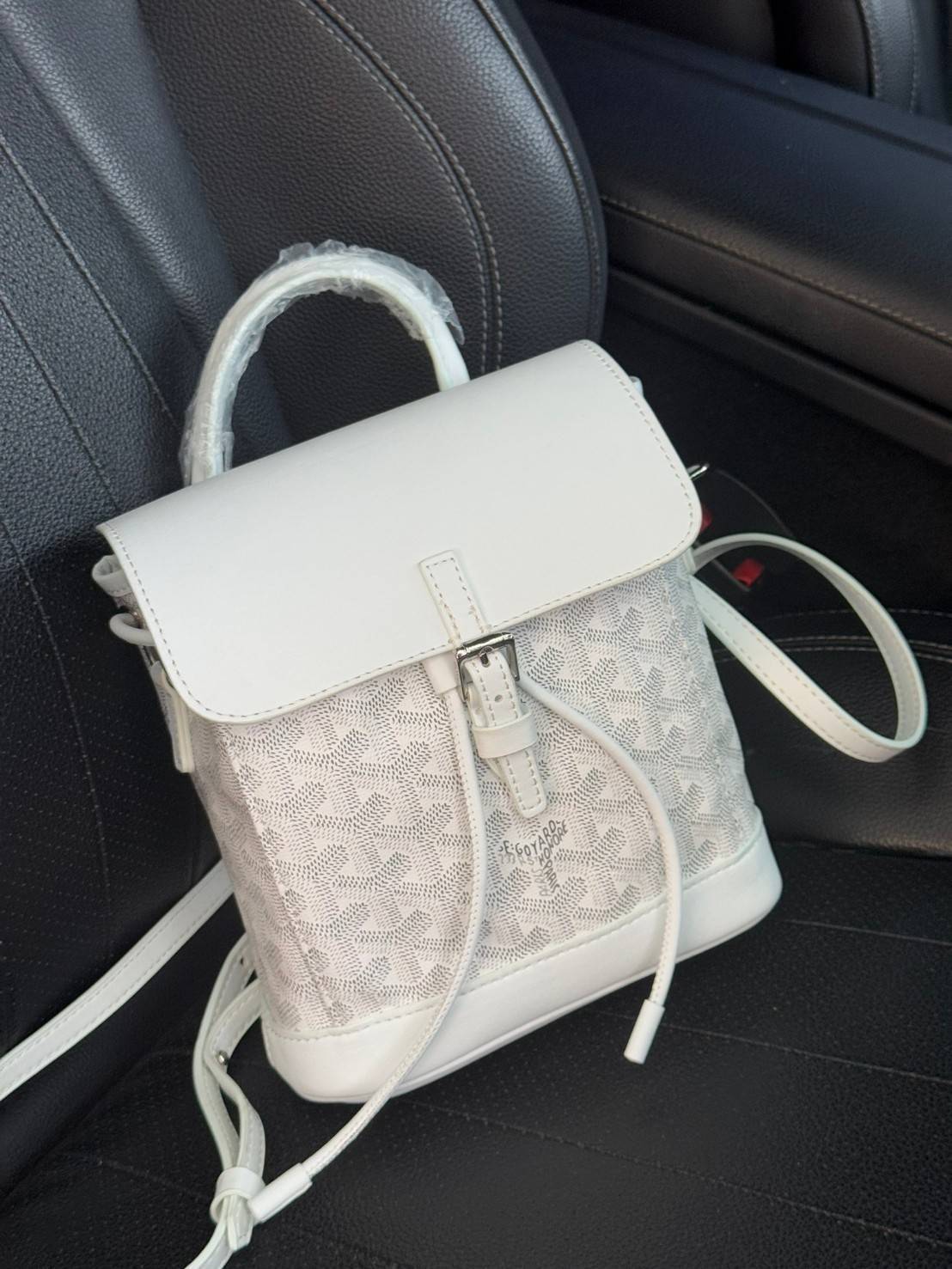 ORI หนังแท้ | Goyard Alpin Mini Backpack กระเป๋าเป้สะพายหลัง ปรับถือหรือสะพายข้างได้อย่างลงตัว ที่สามารถทำให้เป็นหลายรูปแบบ