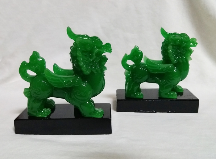 สินค้าหมดค่ะ ปี่เซี้ยะหยกคู่มงคล แบบ1 ช่วยต้านคราเคราะห์ แก้ชงปีกุน ปี2562 พร้อมใบคาถาค่ะ