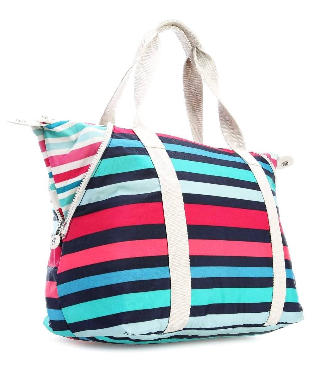 NEW ARRIVAL! KIPLING ART (LARGE) TOTE BAG 2018 กระเป๋าถือหรือสะพายรุ่นใหม่ใบใหญ่จุใจสาวๆที่สัมภาระเยอะ วัสดุ Nylon+Polyester 100% น้ำหนักเบา โดดเด่นที่สามารถรูดซิปมุมกระเป๋าเปลี่ยนทรงได้ไม่จำเจ มีหูหิ้วสะพายไหล่ได้ มือจับหูหิ้วเป็นหนังปั้มโลโก้ พวงกุญเเจล