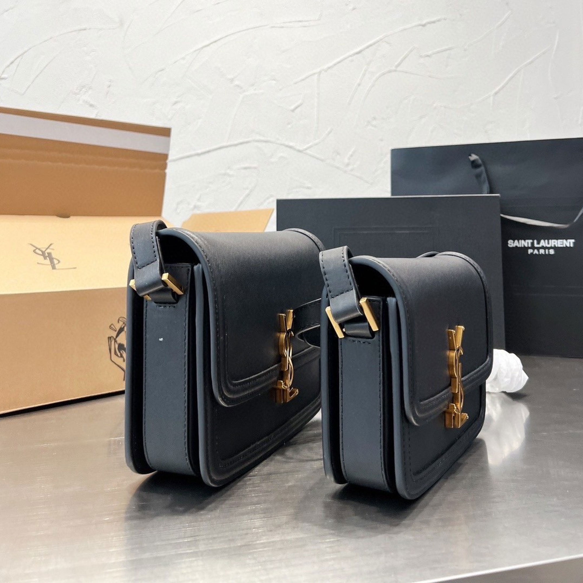 YSL Solferino Bag กระเป๋าสะพายทรงเหลี่ยมรุ่นยอดนิยม ทรงสวยคลาสสิค ใช้ได้บ่อยไม่มีเบื่อ ดีไซน์เรียบหรู ดูแพง