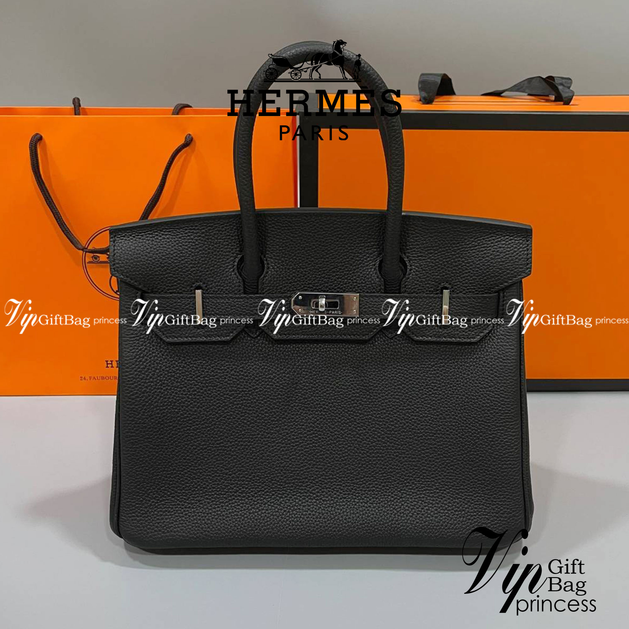 หนังแท้ Hermes BIRKIN 25CM epsom in MAUVSSYLESTE COLOR FULL HANDMADE GOLD HARDWARE เกรดออริจินอล ภาพสินค้าถ่ายจากงานขายจริง