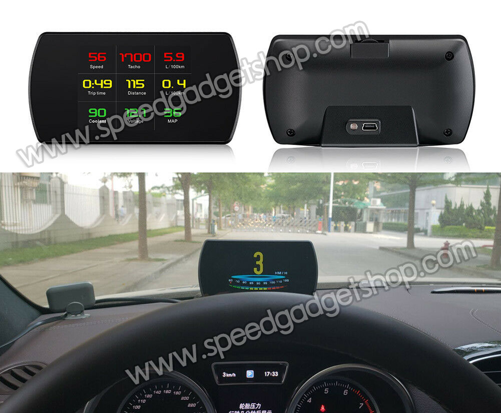 เกจวัด OBD obd2 Smart gauge Display Meter รุ่น P12 เกจวัดความร้อนหม้อน้ำ เกจวัดความเร็ว วัดรอบ วัดแบต แบบมีเสียงเตือน ติดตั้งกับ port obd2 ไม่ต้องตัดต่อสายไฟ (อ่านโค้ด ลบโค้ด เครื่องยนต์ได้)