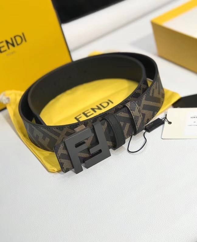 FENDI BELT เข็มขัดหนังแท้ ใช้ได้ 2 ด้าน สุดคุ้มเลยค่ะ พร้อมส่งไอเท็มขายดี! ดีไซน์เรียบหรูเข้ากับทุกลุ๊ค ใช้ได้ทั้งชายหญิง มาพร้อม Original Package ห้ามพลาดค่ะ!