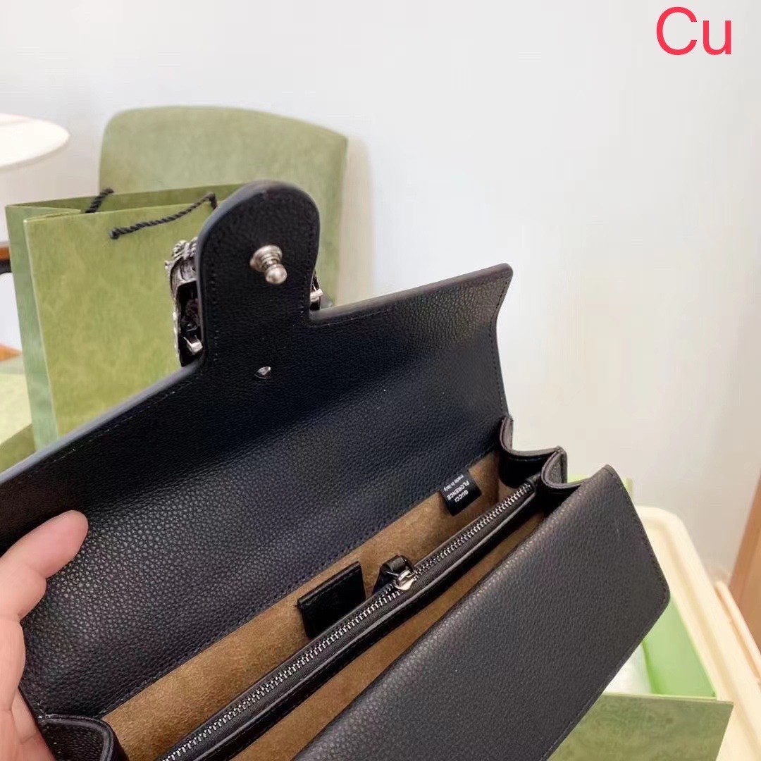 GUCCI DIONYSUS SMALL SHOULDER BAG พร้อมส่ง กระเป๋าสะพายรุ่นที่สาวๆต้องไม่พลาด!! สีดำคลาสสิก ดึงดูดและสะกดสายตาด้วยอะไหล่ดีเทลหรู