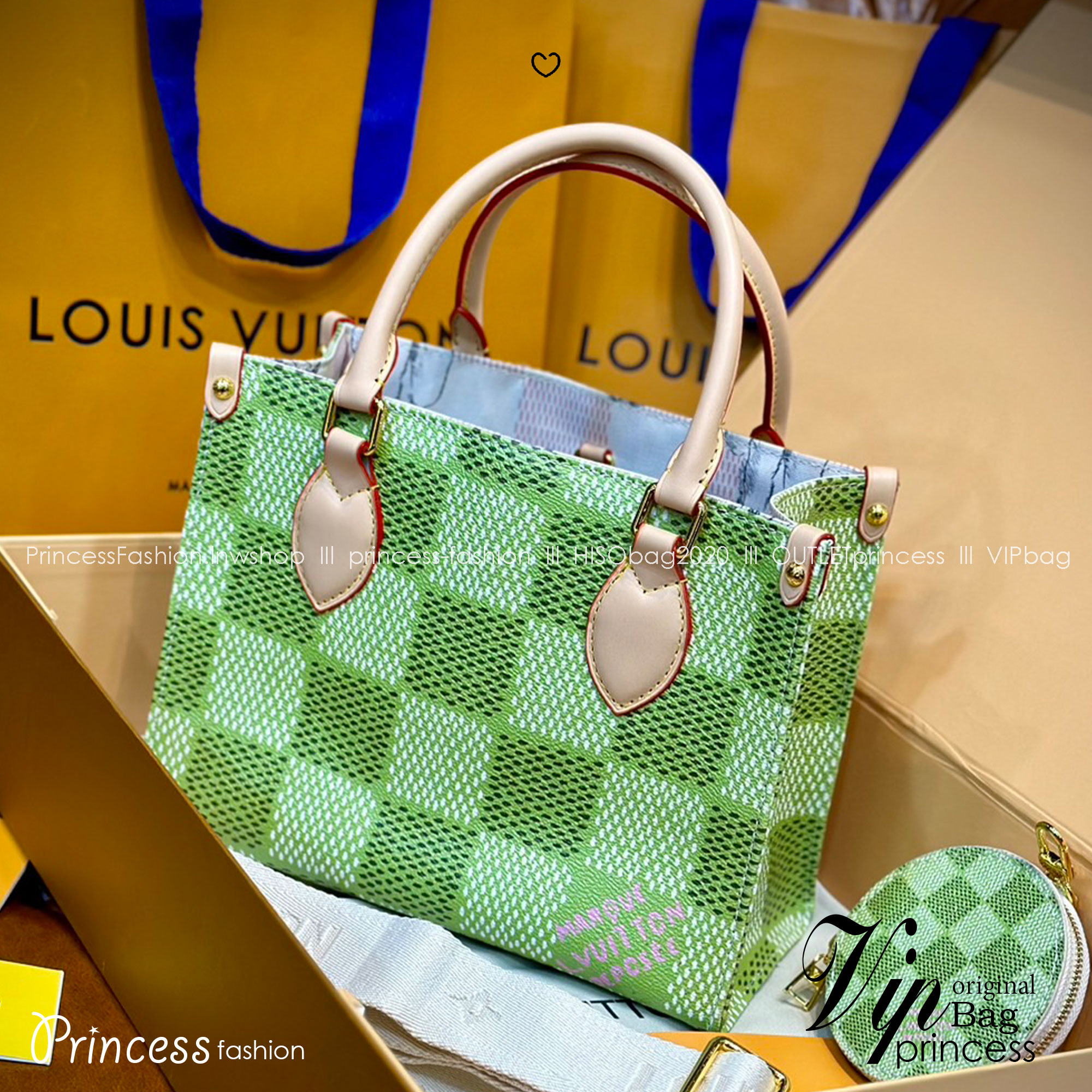 LV Onthego Bandoulière / LV Tote Bag กระเป๋าทรงโท้ทลายใหม่ สวยงามหรูหรา โดดเด่นสะดุดตา จุของได้เยอะ เกรดออริ เทียบแท้ 1:1