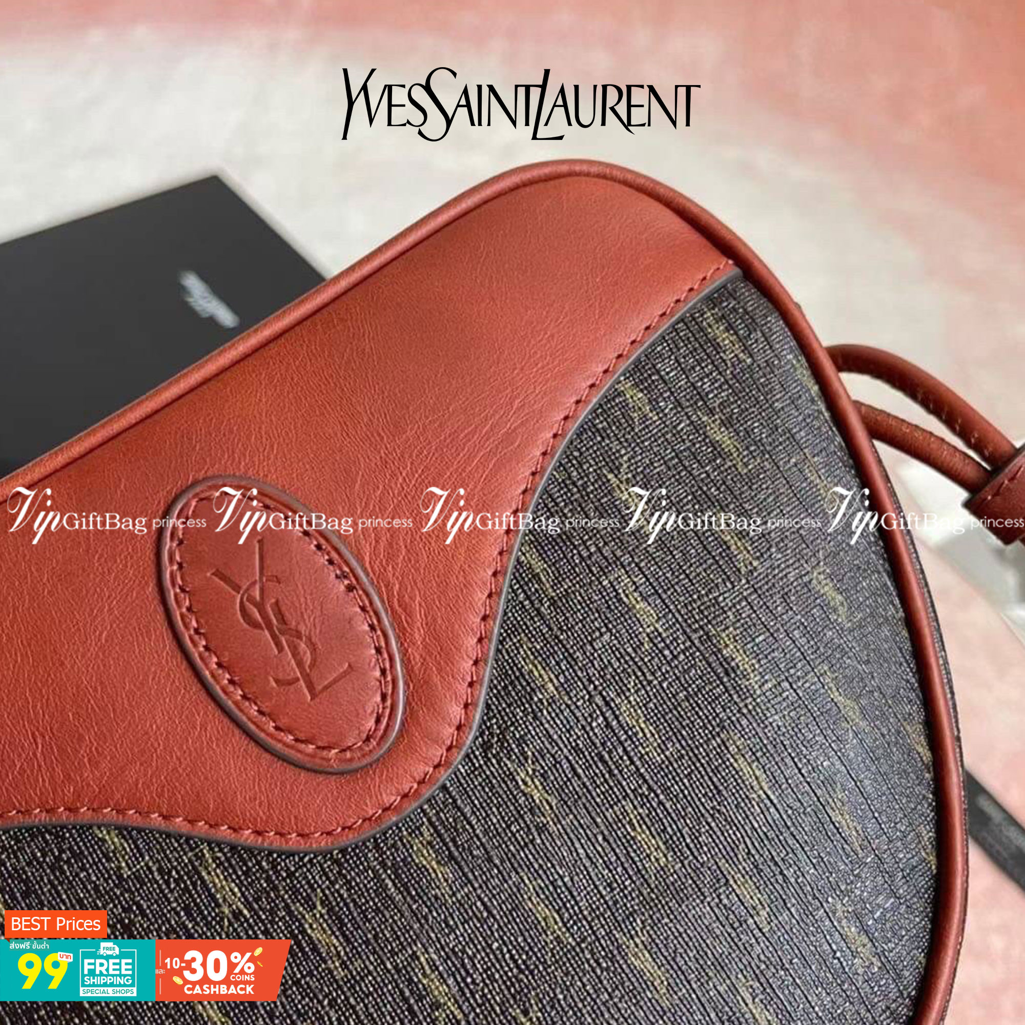 YVES SAINT LAURENT BAG กระเป๋าสะพายสไตล์วินเทจ งานหนังแท้สวย โทนสีผู้ดีมากค่ะ ภายในโล่งจะสะพายไหล่ CROSSBODY ก็ดูดี สินค้ามาพร้อมถุงผ้าและกล่องแบรนด์พร้อมส่งที่ไทยราคาสุดคุ้ม สาวก YSL ห้ามพลาด!