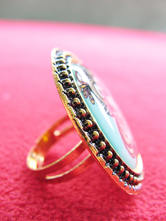 แหวนสไตล์วินเทจ นกฮูก แบบ2ค่ะ