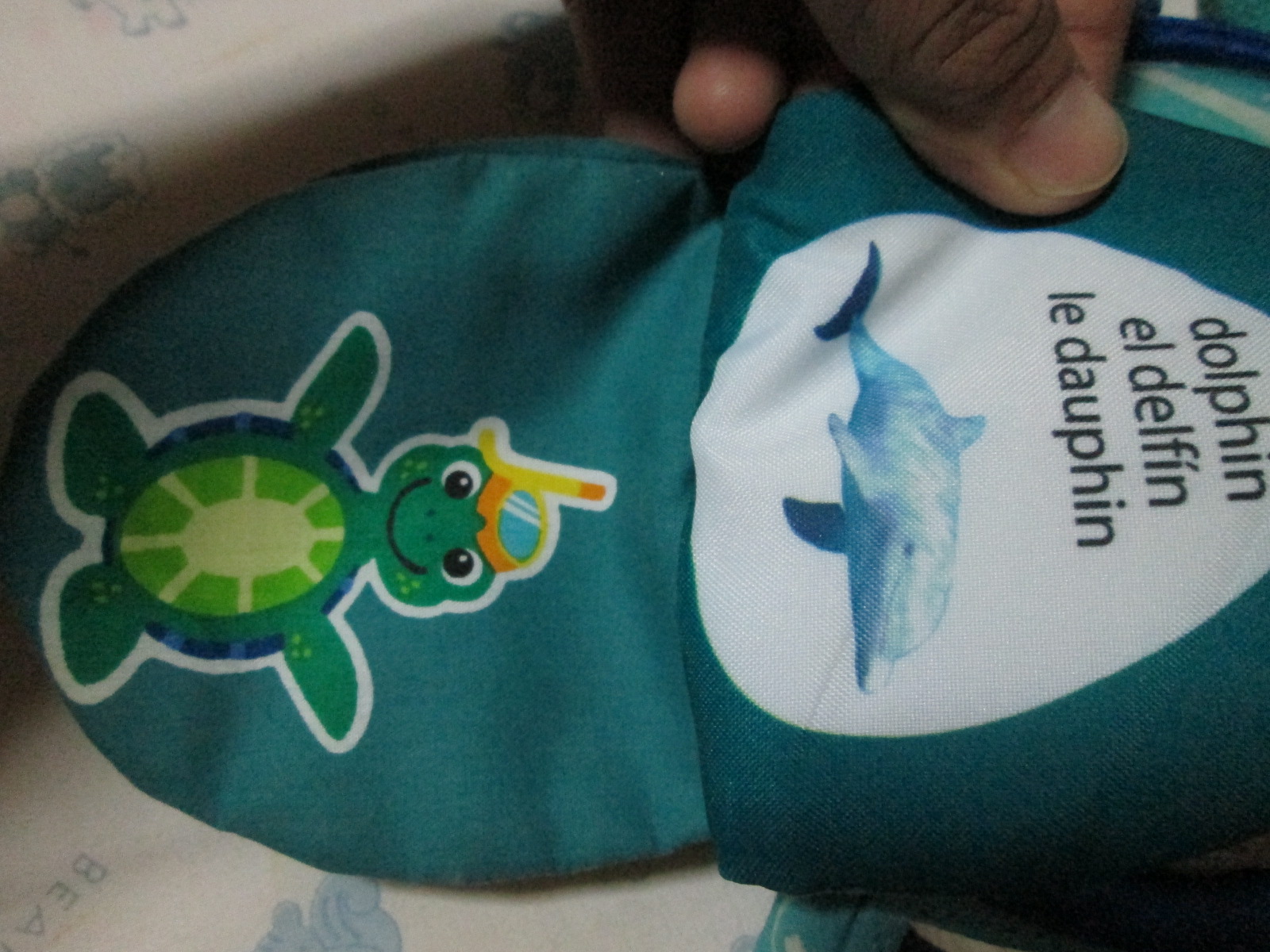 Baby Einstein Neptune infant learning developmental toy musical turtle take along ของเล่นเสริมพัฒนาการมือสอง