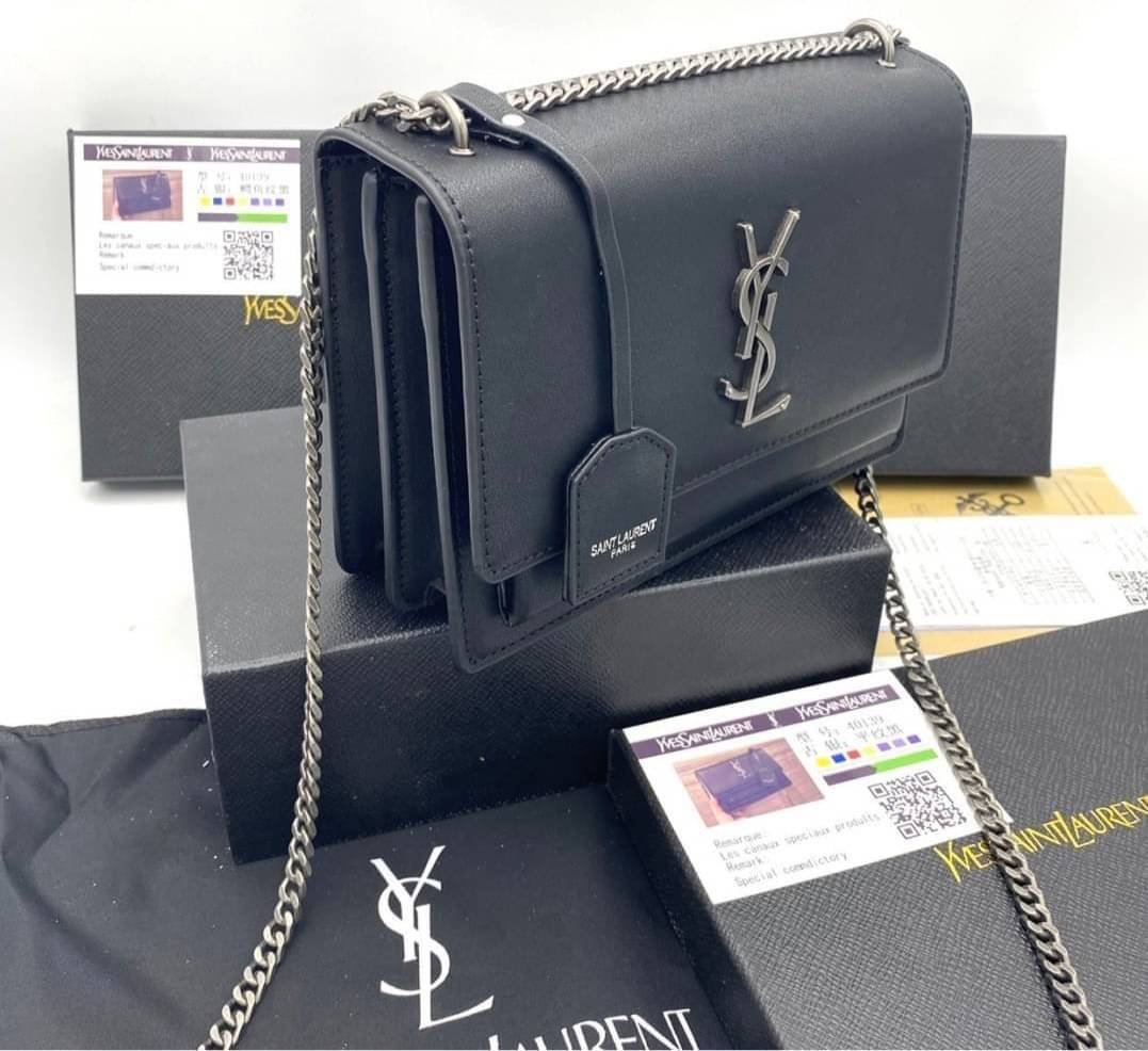 YSL SAINT LAURENT SUNSET MEDIUM IN SMOOTH LEATHER