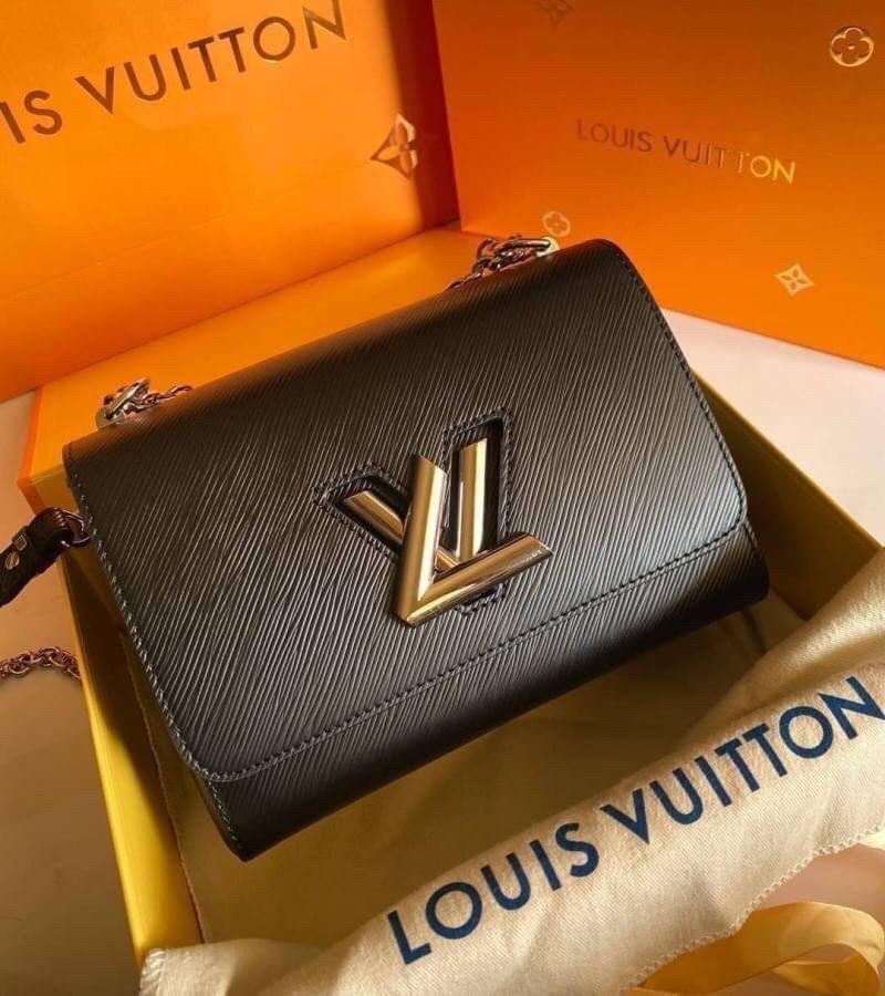 VIP 】หนังแท้ LOUIS VUITTON Epi Twist Shoulder Bag MM 4 สี พร้อมส่งที่ไทย