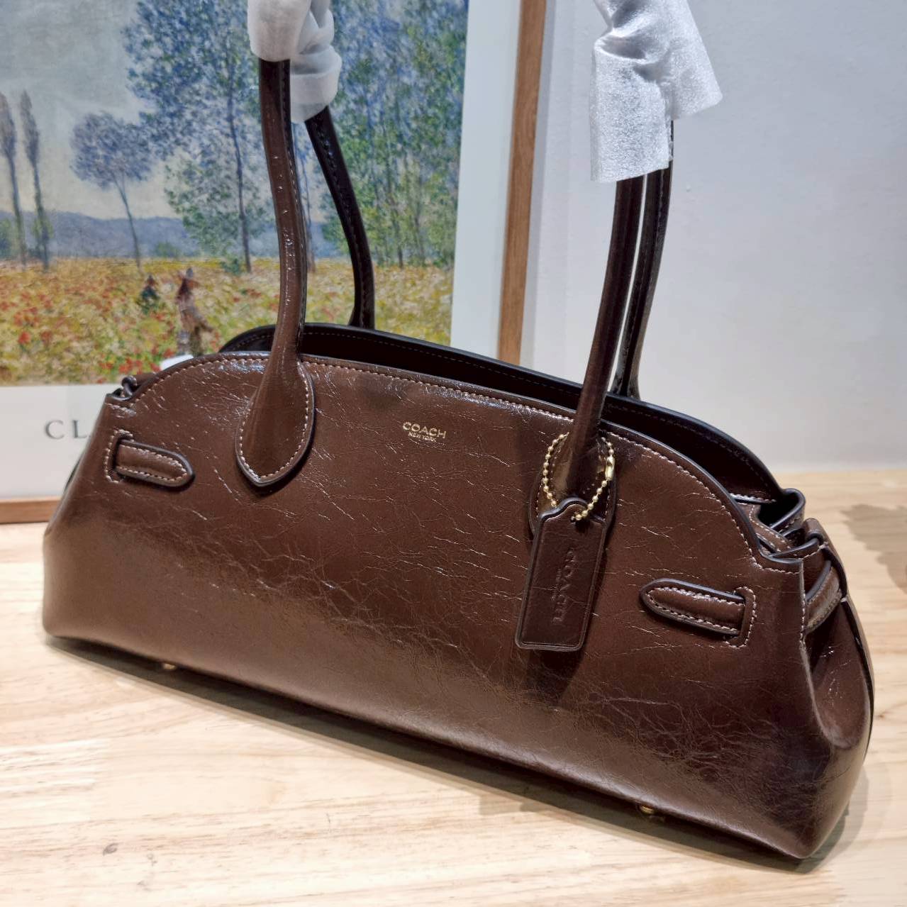 ORI หนังแท้ | Coach Empire carryall bag กระเป๋าสะพายทรงโฮโบ รุ่นใหม่ล่าสุดมาแรงมากๆ จึ้งสุดๆ ดีไซน์เฉี่ยว เก๋ สะพายไปคาเฟ่ ไปเที่ยวถ่ายรูปสวยๆ คือเหมาะสุดๆ