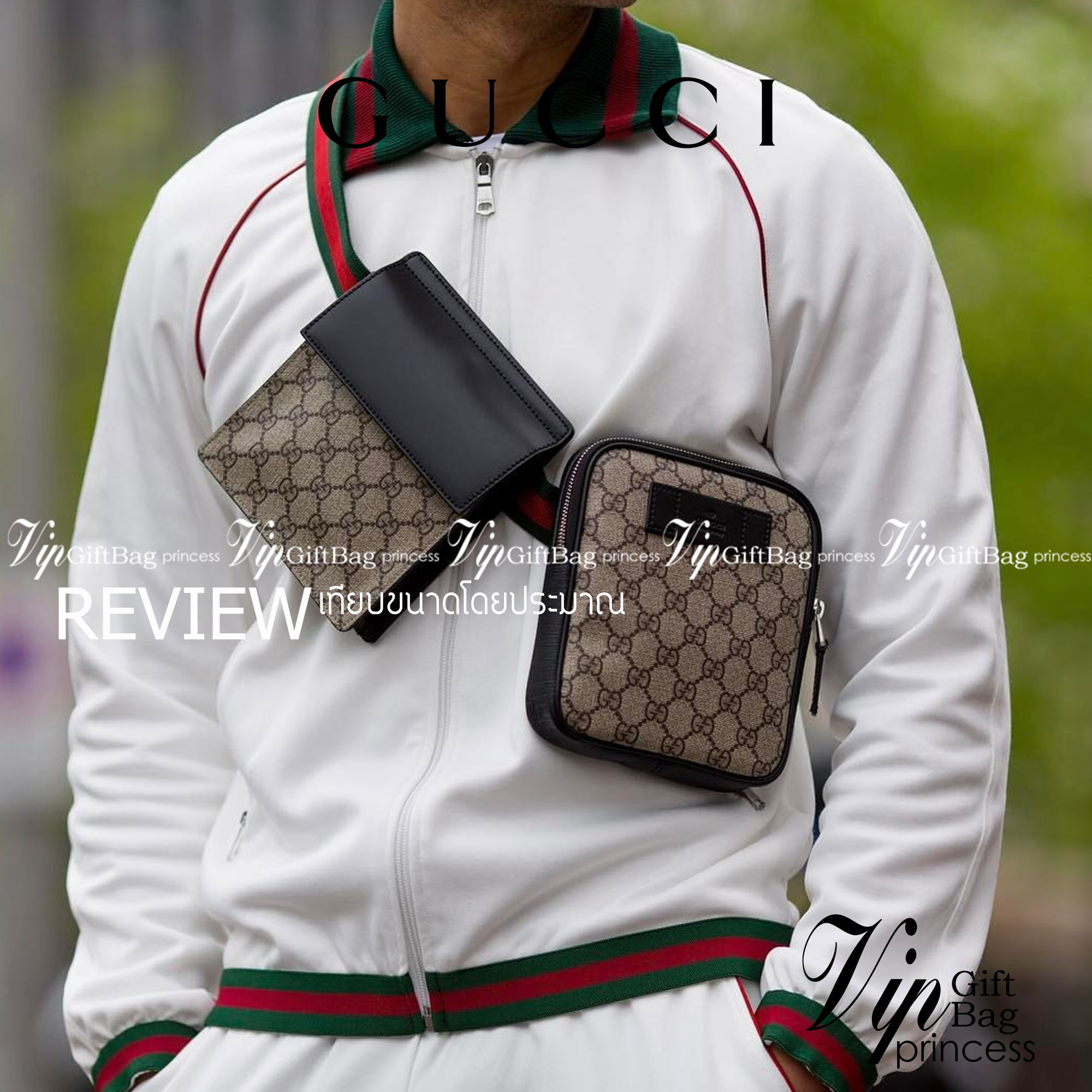 หนังแท้ Gucci GG Supreme belt bag - Neutrals A two-pouch belt bag in GG Supreme canvas with black leather trims. กระเป๋าคาดอก/คาดเอว อีกรุ่นหนึ่งที่หลายคนตามหา งานออริสวยมาก ทำจากหนังแท้ สามารถใช้ได้ทั้งผู้ชายแล้วก็ผู้หญิงสามารถคาดเอวหรือคาดอกก็ได้