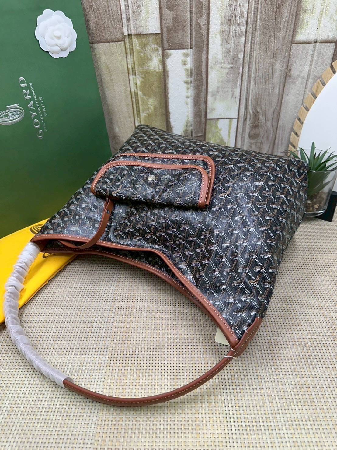 พร้อมส่ง 8 สี ORI หนังแท้ | Goyard Bohème Hobo Bag กระเป๋าสะพายทรงโฮโบ สะท้อนถึงความเบา ความยืดหยุ่น เปิดปิดแบบซิป สะดวกสบายขึ้น