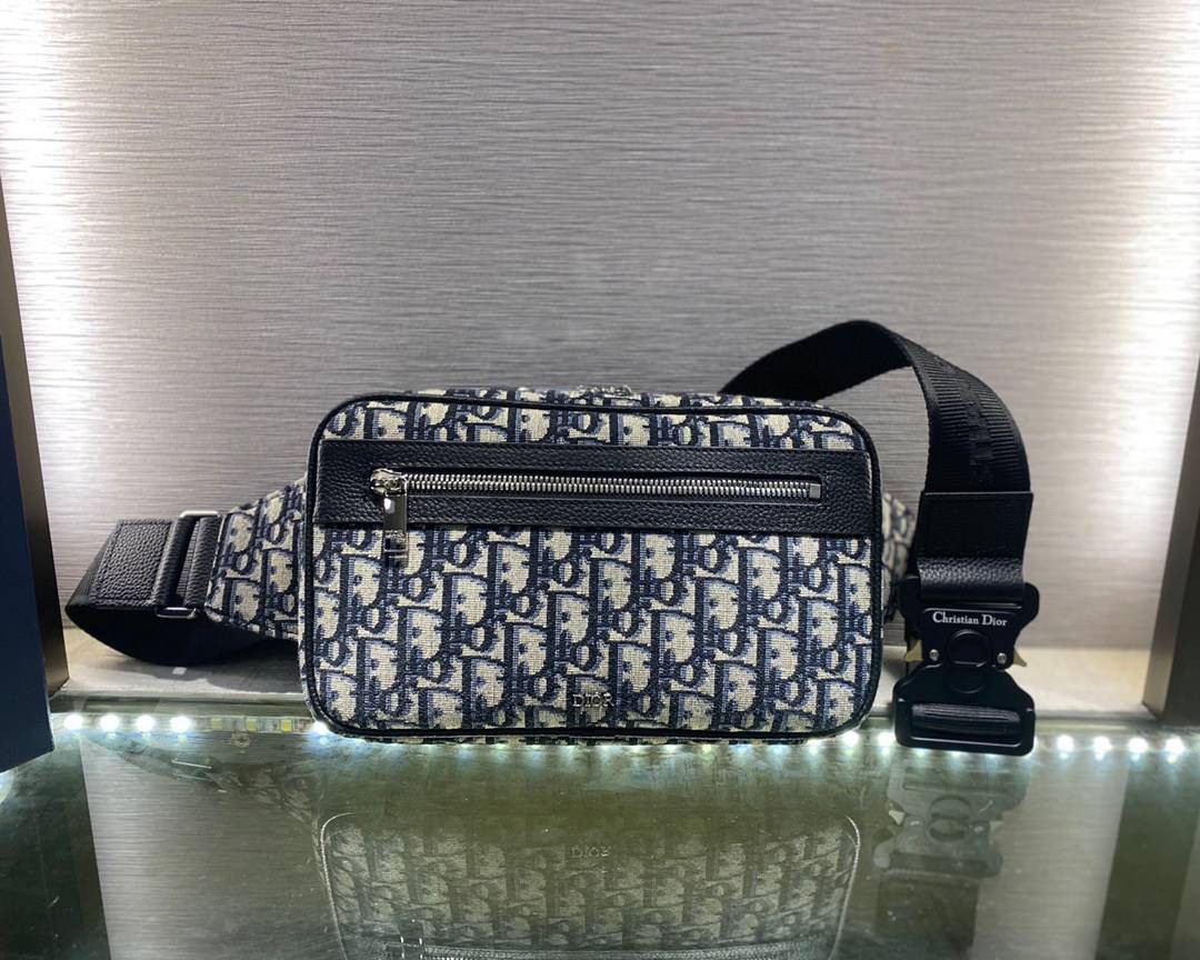 หนังแท้ DIOR BEIGN AND OBLIQUE JACQUARD WAIST BAG / DIOR Belt Bag พร้อมส่งที่ไทย งานหนังแท้และผ้าแจ็คการ์ดออริจินอล ภาพสินค้าถ่ายจากงานขายจริง ใช้งานต่างประเทศได้